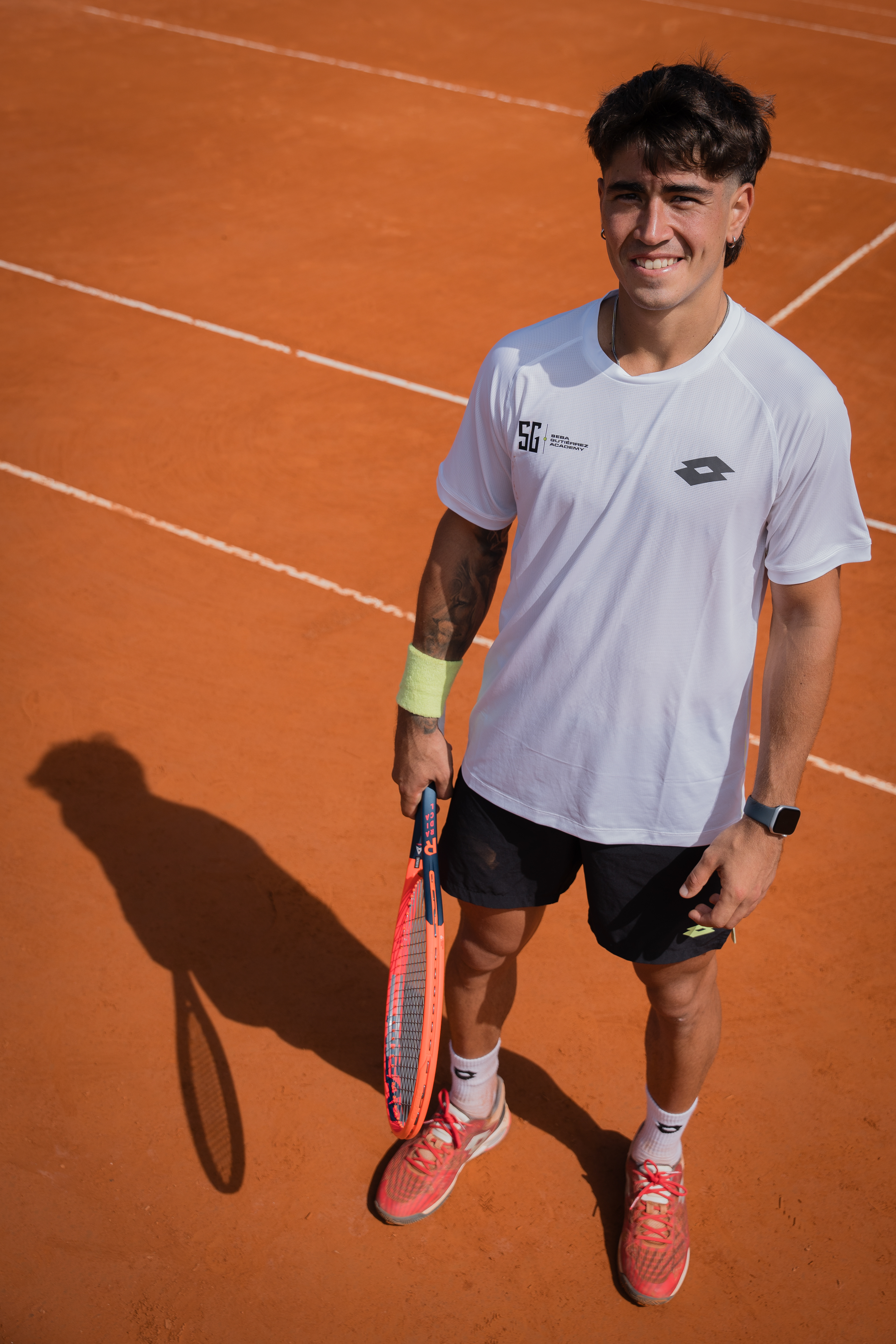 Argentine tennis player Francisco Comesaña. PHOTO/Santiago Oroz.