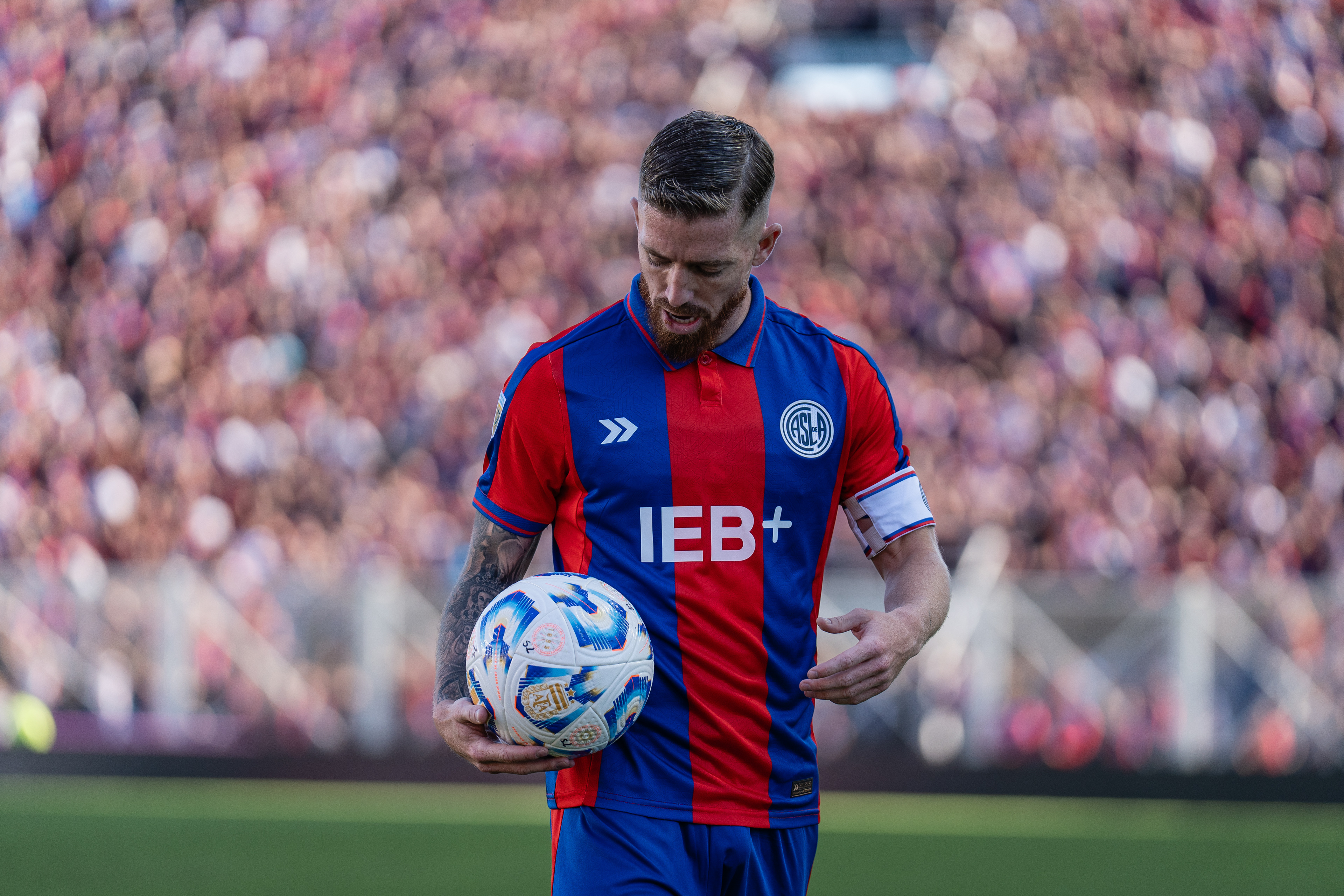 San Lorenzo defeated Tigre by 2 goals to 1 in the round of 16 of the Torneo Apertura 2025 of the Argentine Professional Soccer League in Buenos Aires, Argentina, on May 10, 2025. PHOTO/Santi Oroz.