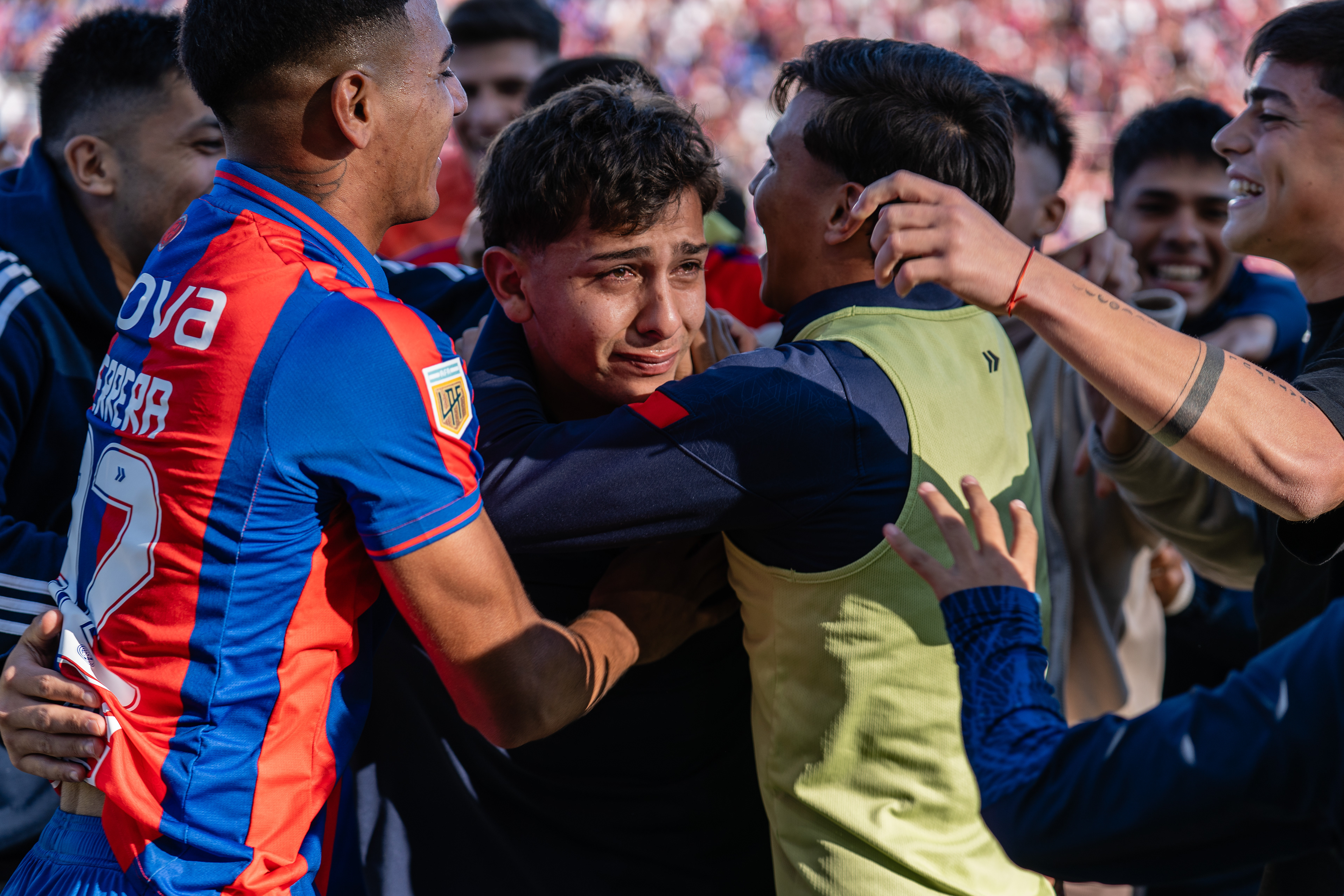 San Lorenzo defeated Tigre by 2 goals to 1 in the round of 16 of the Torneo Apertura 2025 of the Argentine Professional Soccer League in Buenos Aires, Argentina, on May 10, 2025. PHOTO/Santi Oroz.