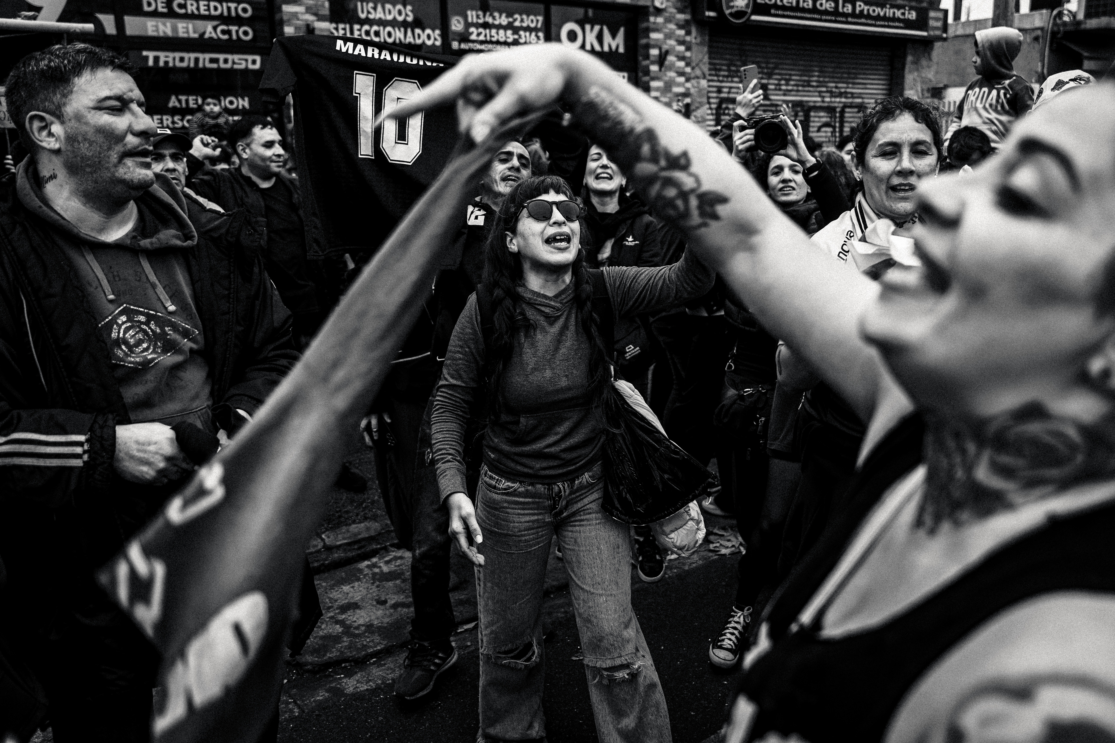 Around one million people gathered to pay their respects to the legendary Argentine musician known as “Indio” Solari following his death, at his wake held in the town of Villa Domínico, Buenos Aires Province, Argentina, on June 7, 2026. PHOTO/Santi Oroz