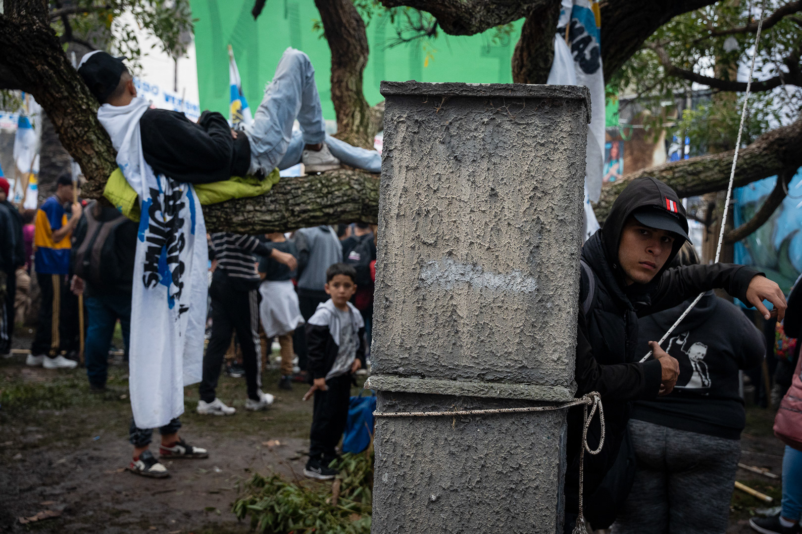 Thousands of people celebrate the 20th anniversary of Néstor Kirchner's inauguration as President of the Nation and a new anniversary of the May Revolution in a massive rally in Plaza de Mayo, with Vice President Cristina Fernández de Kirchner as the only speaker, in Buenos Aires, Argentina, May 25, 2023. PHOTO/Santi Oroz.