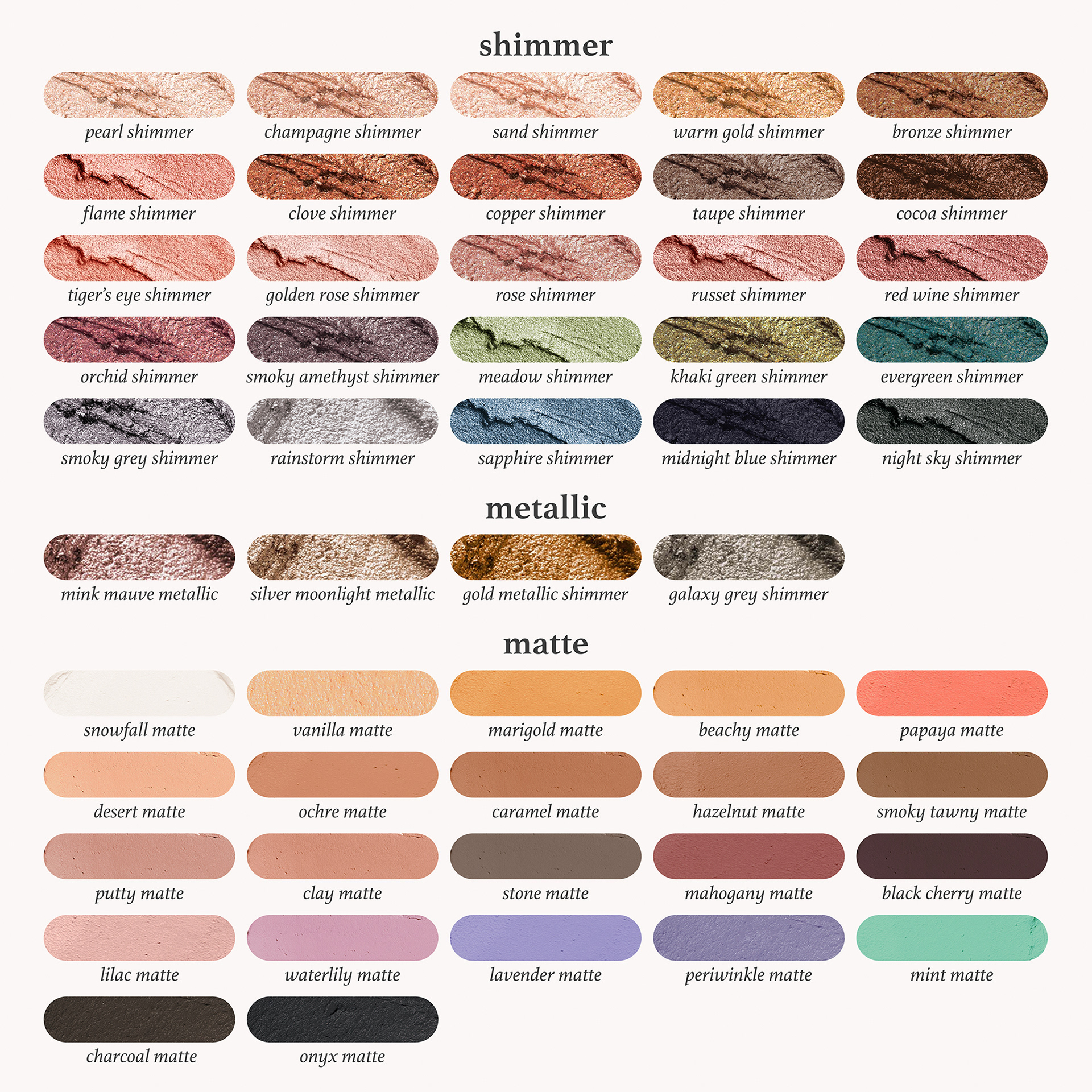 Infographic Design adding 6 new shades