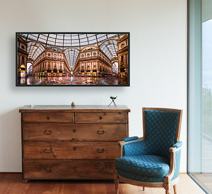 Exemplo de Quadro - Galeria Emanuele - Milão