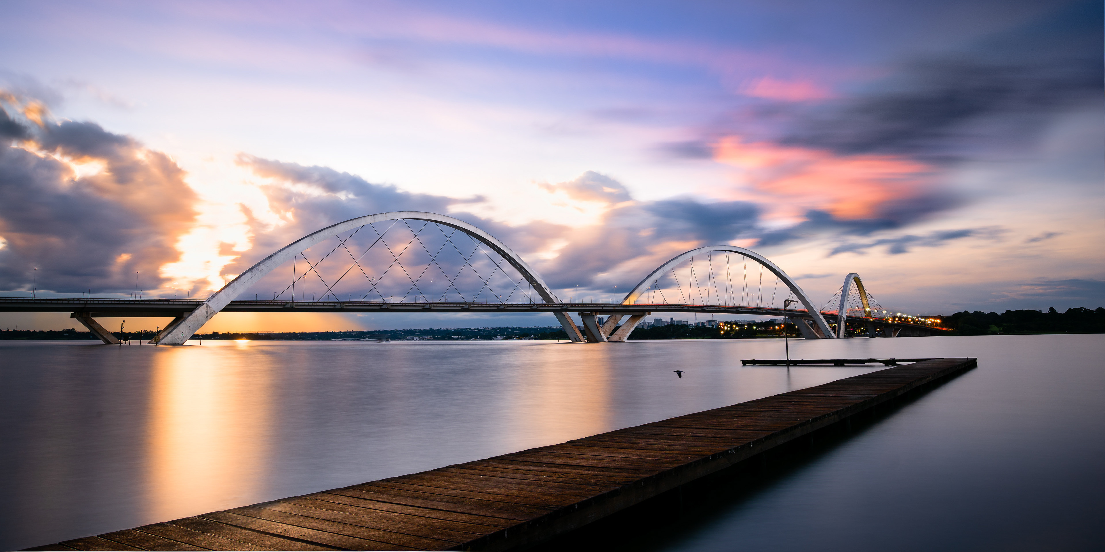 Por do sol na Ponte JK 04