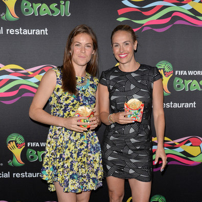 Professional soccer players O'Hara and Mitts