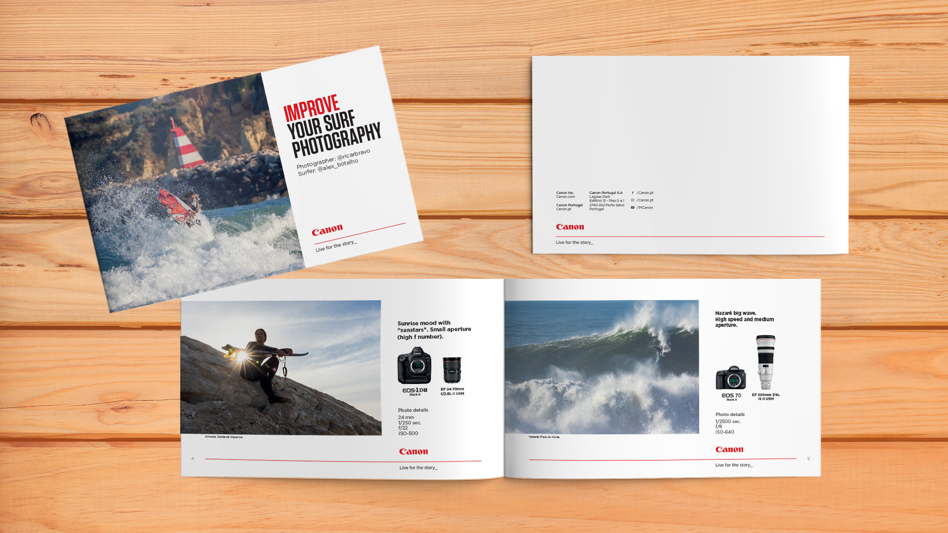 SURF PHOTOGRAPHY BROCHURE