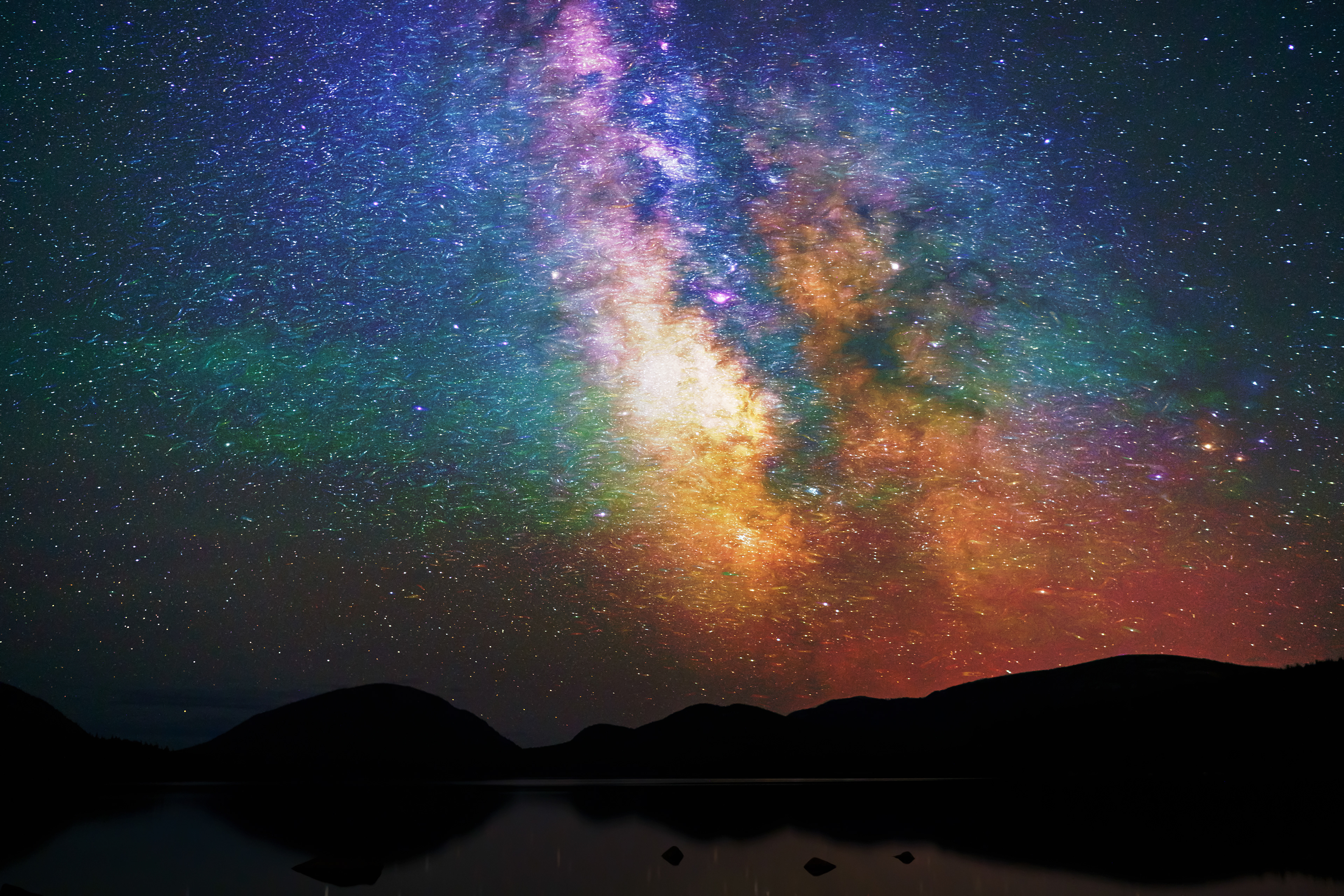 Stylized Milky Way Acadia