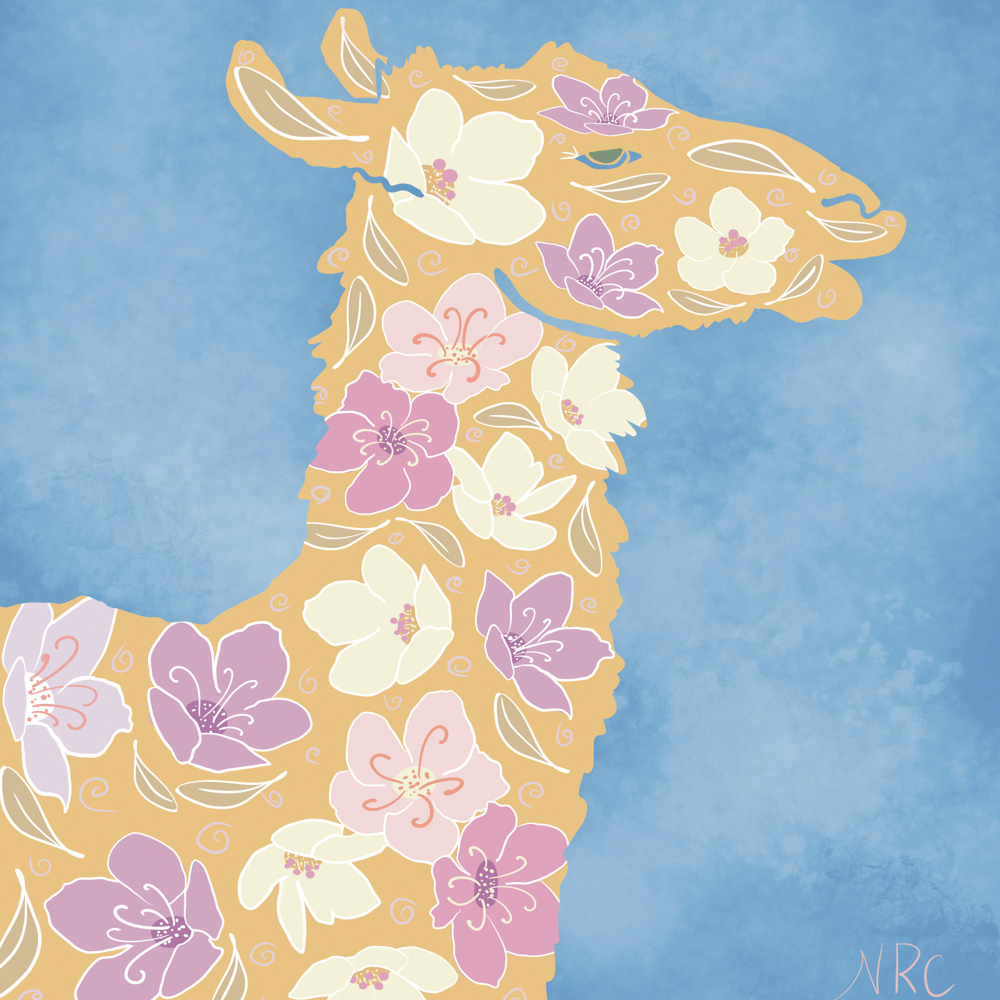 Llama Love - Pastel