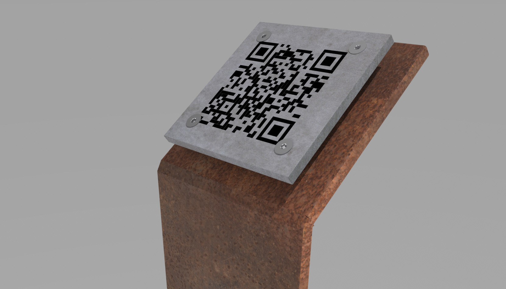 QR-Code Stecker (einzeln) Grabfeld 4