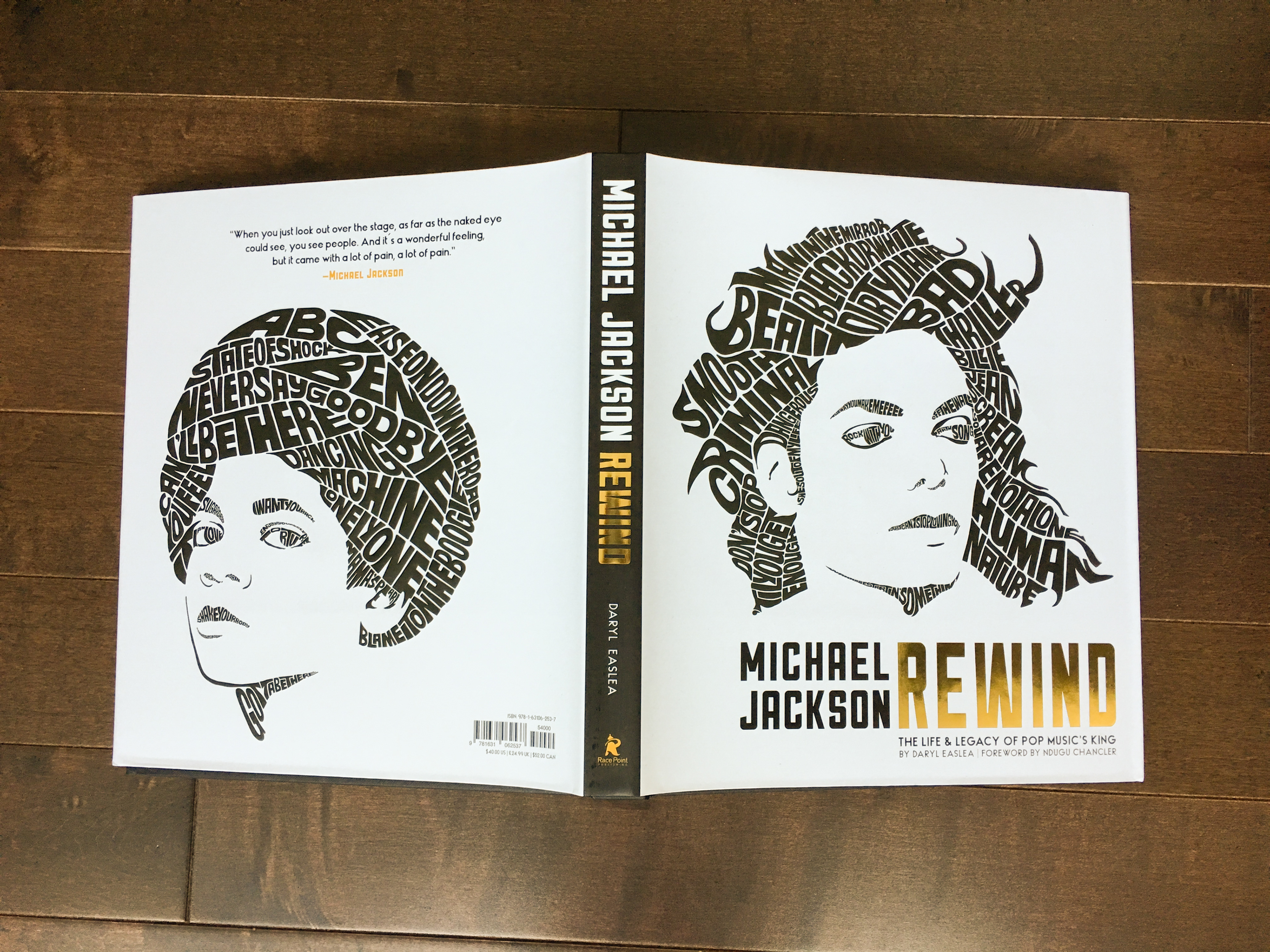 Michael Jackson Rewind typographic illustration design by Seanings