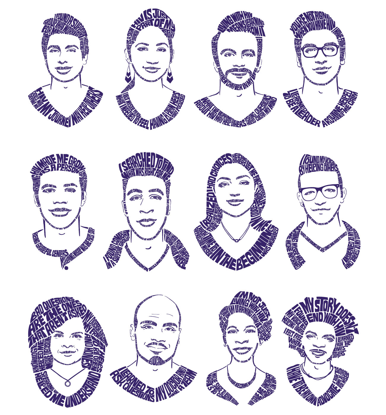 Johnson Jansenn typographic illustration design by Seanings