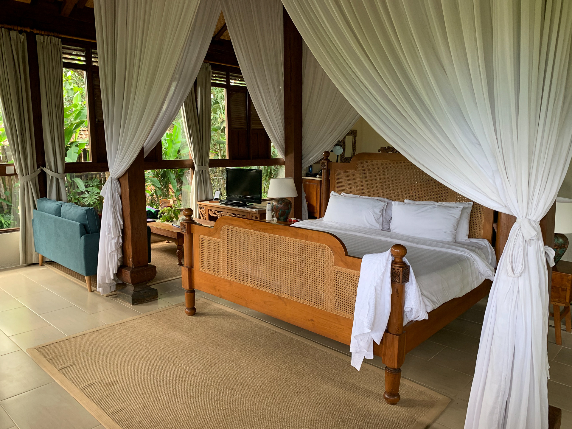 Our villa at Plataran Boroburdur.