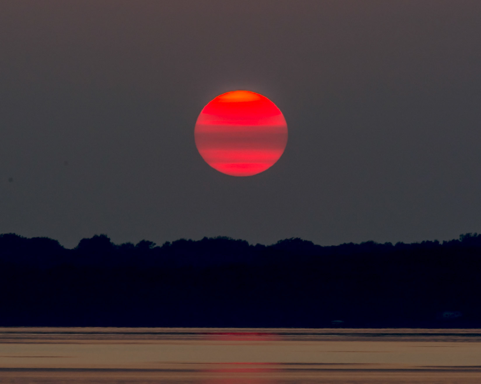 Sunset over Lake Champlain