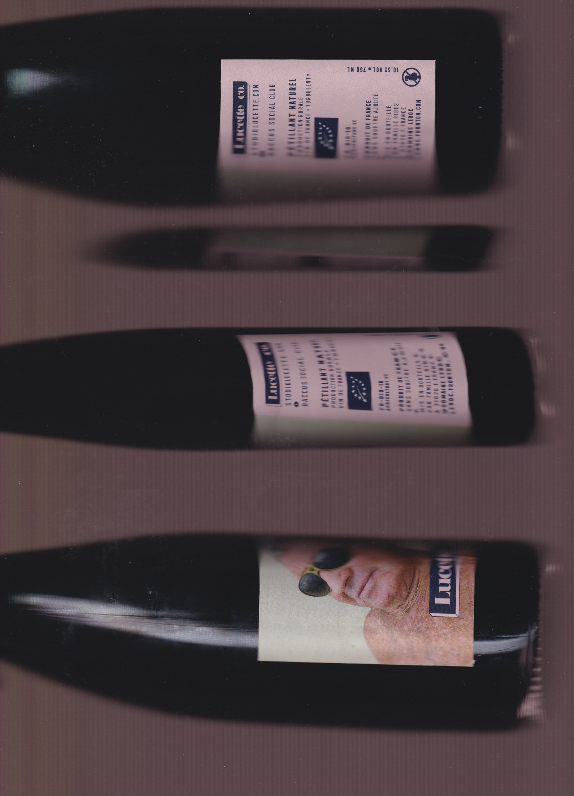 Conception graphique de la Cuvée Lucette
