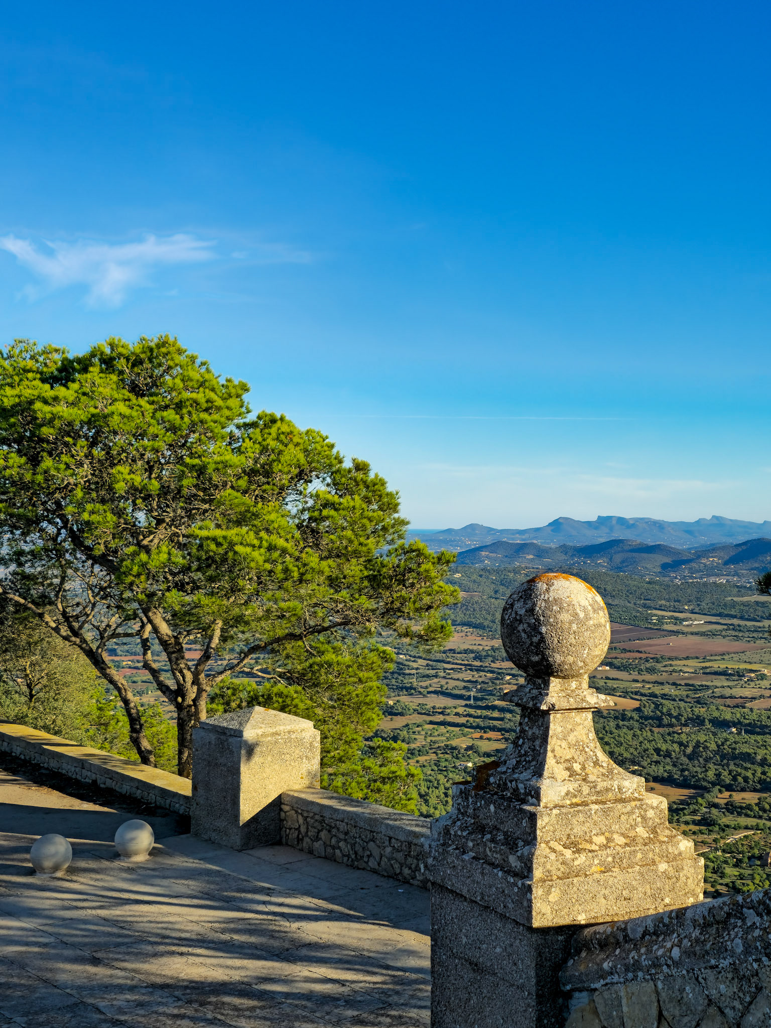 Crist Rei in Sant Salvador, Mallorca, Smartphone