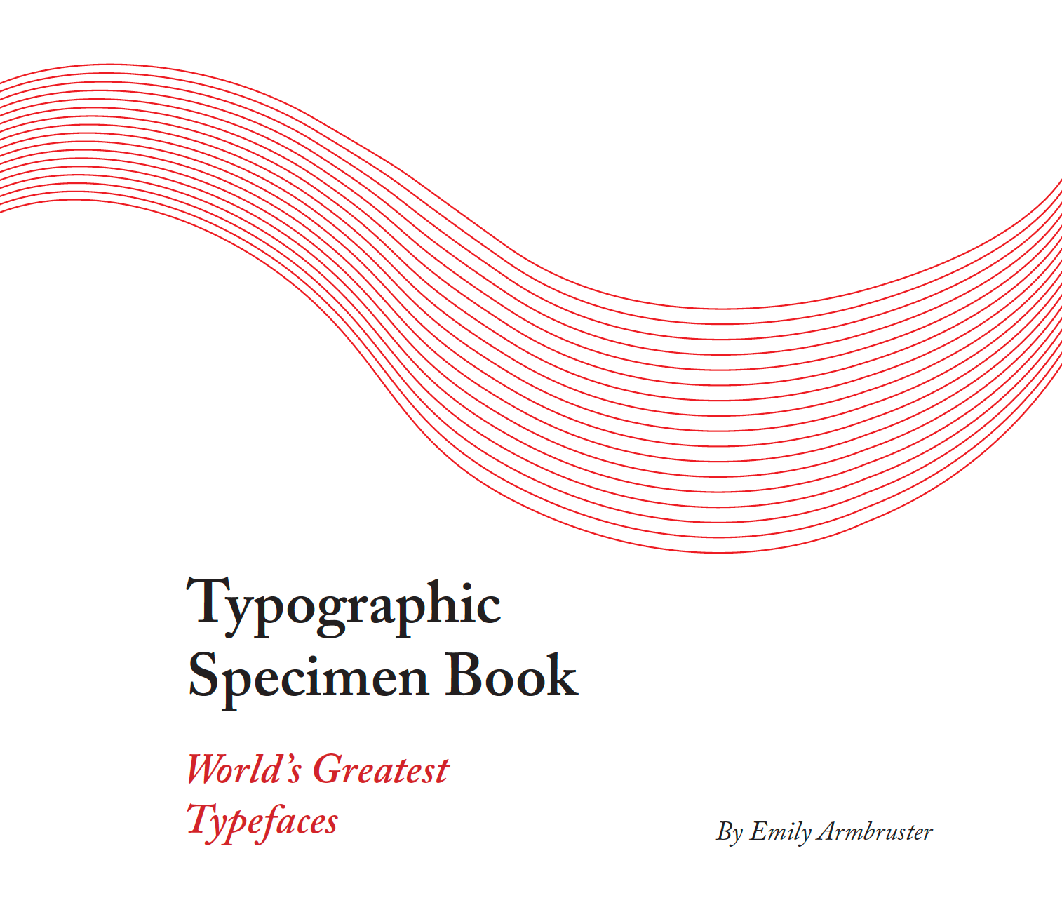 Typographic Specimen Book - Fall 24