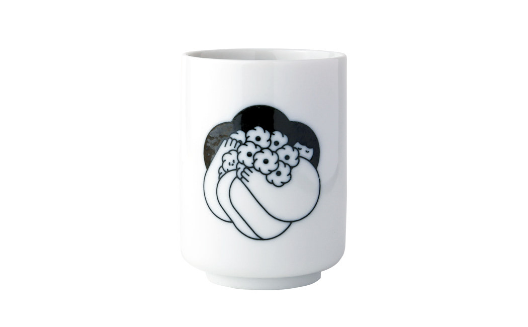 耕人オリジナル湯呑 bouquet