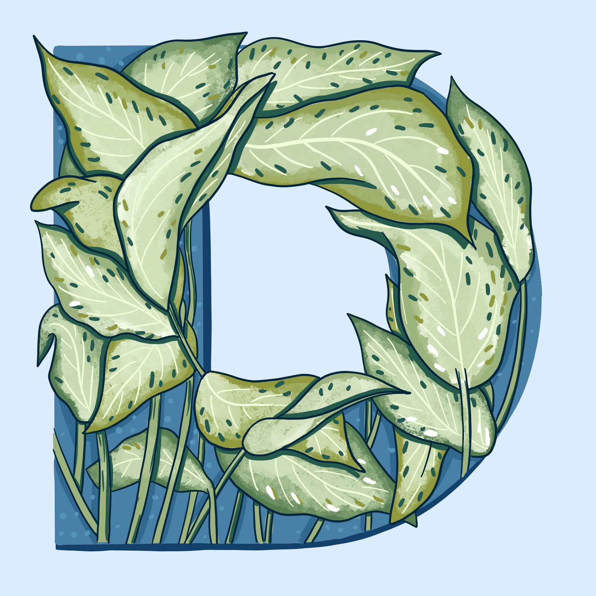 D is for Dieffenbachia 