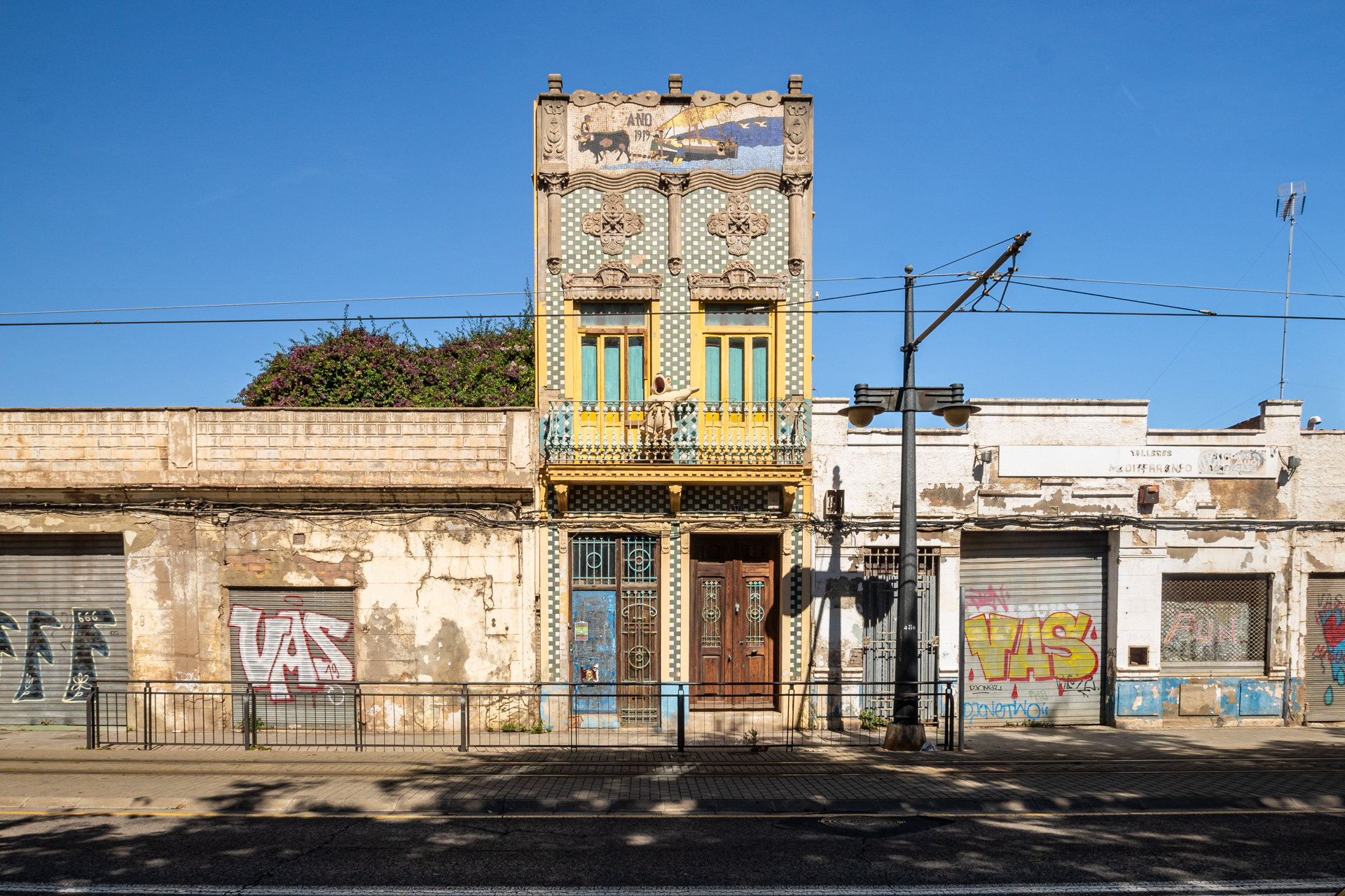 Surviving Building. Cabañal. Valencia Spain 2021