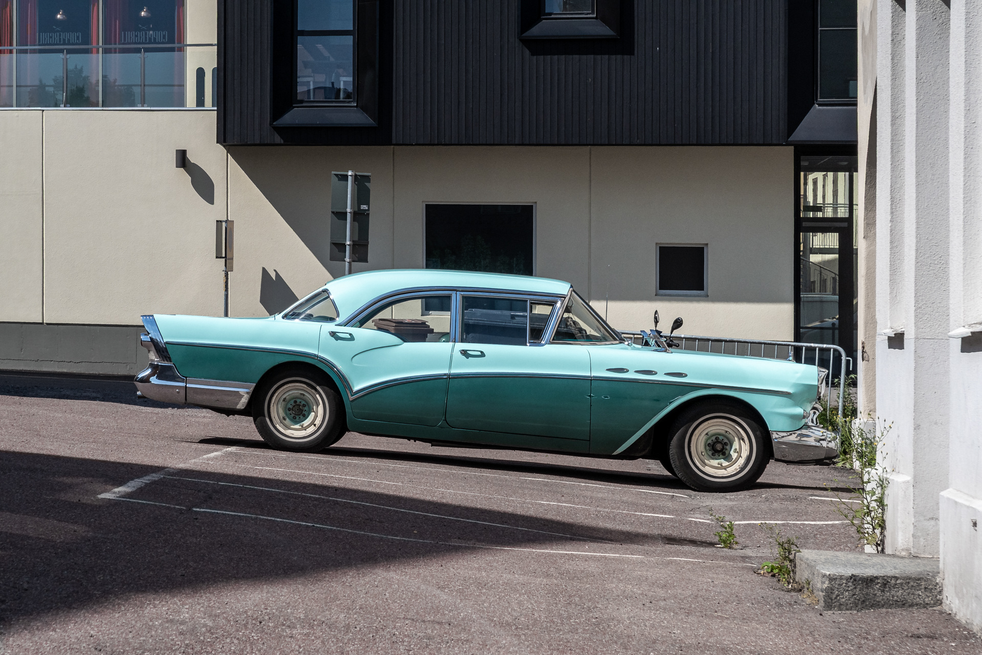Car from the fifties. Falun Sweden 2020