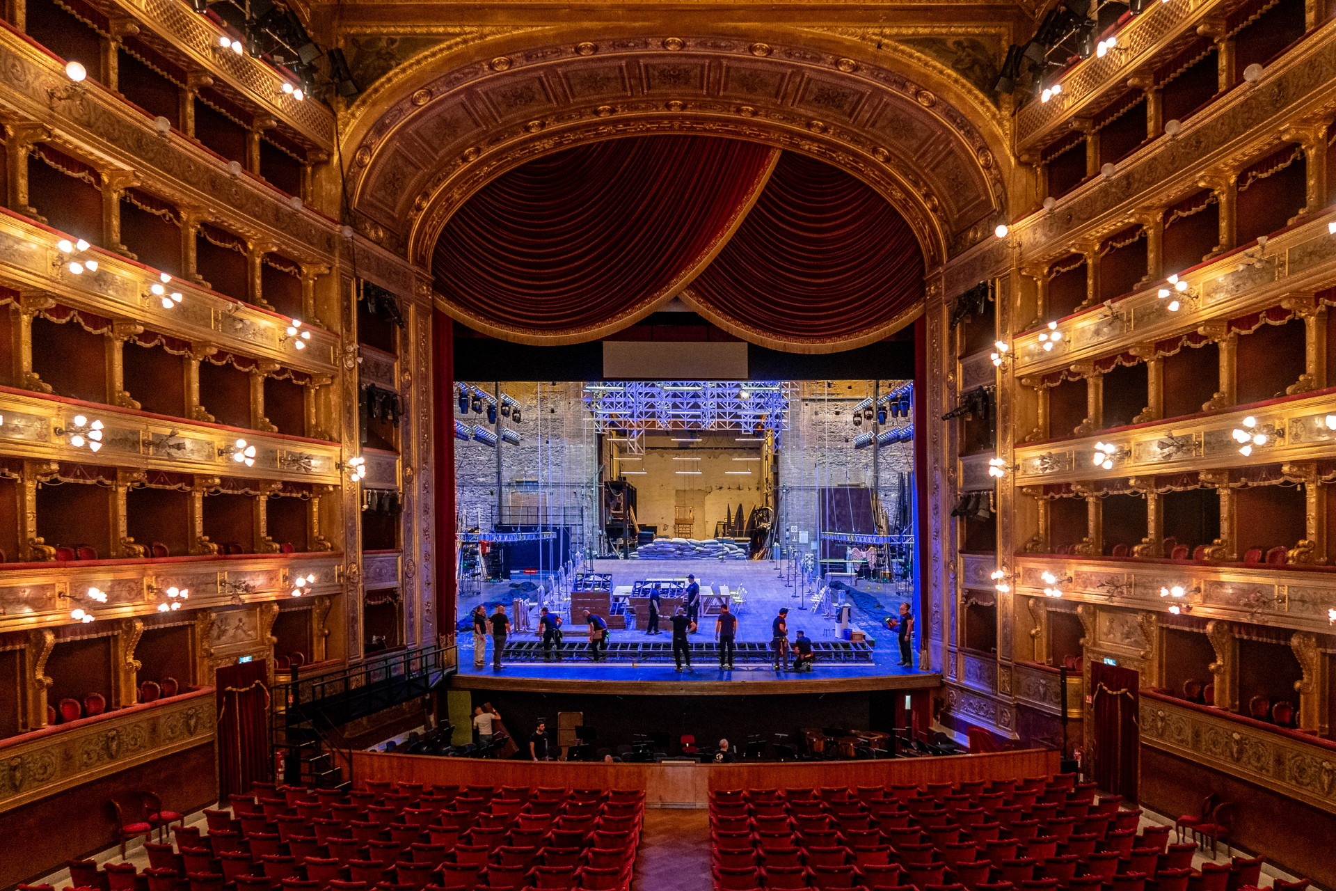 Godfather film location Teatro Massimo. Palermo Sicily Italy 2024