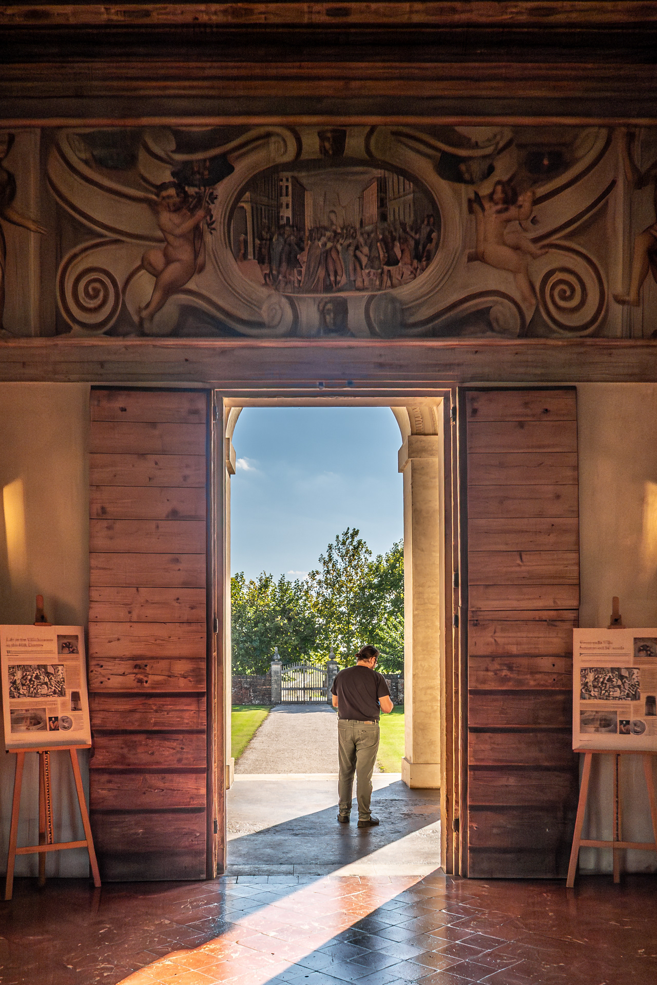 Interior of Villa Saraceno