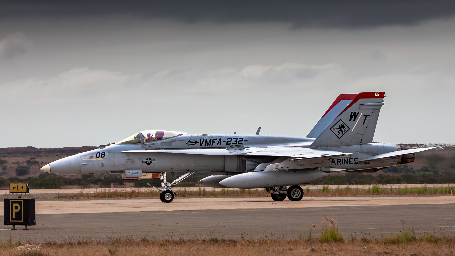 Red Devils F/A-18C Hornet at MCAS Miramar