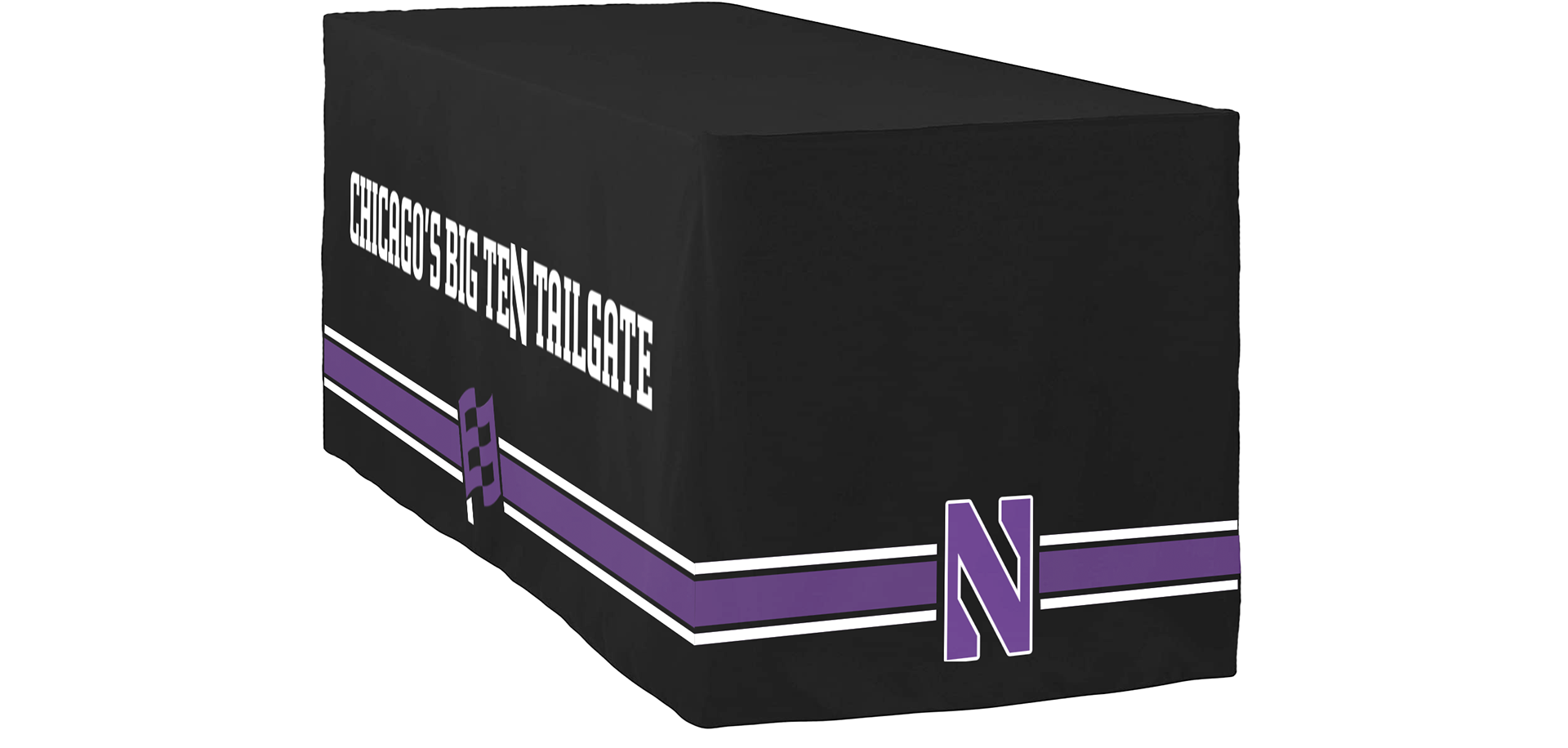 Northwestern U x Tailgreeter Designed Table Cloth