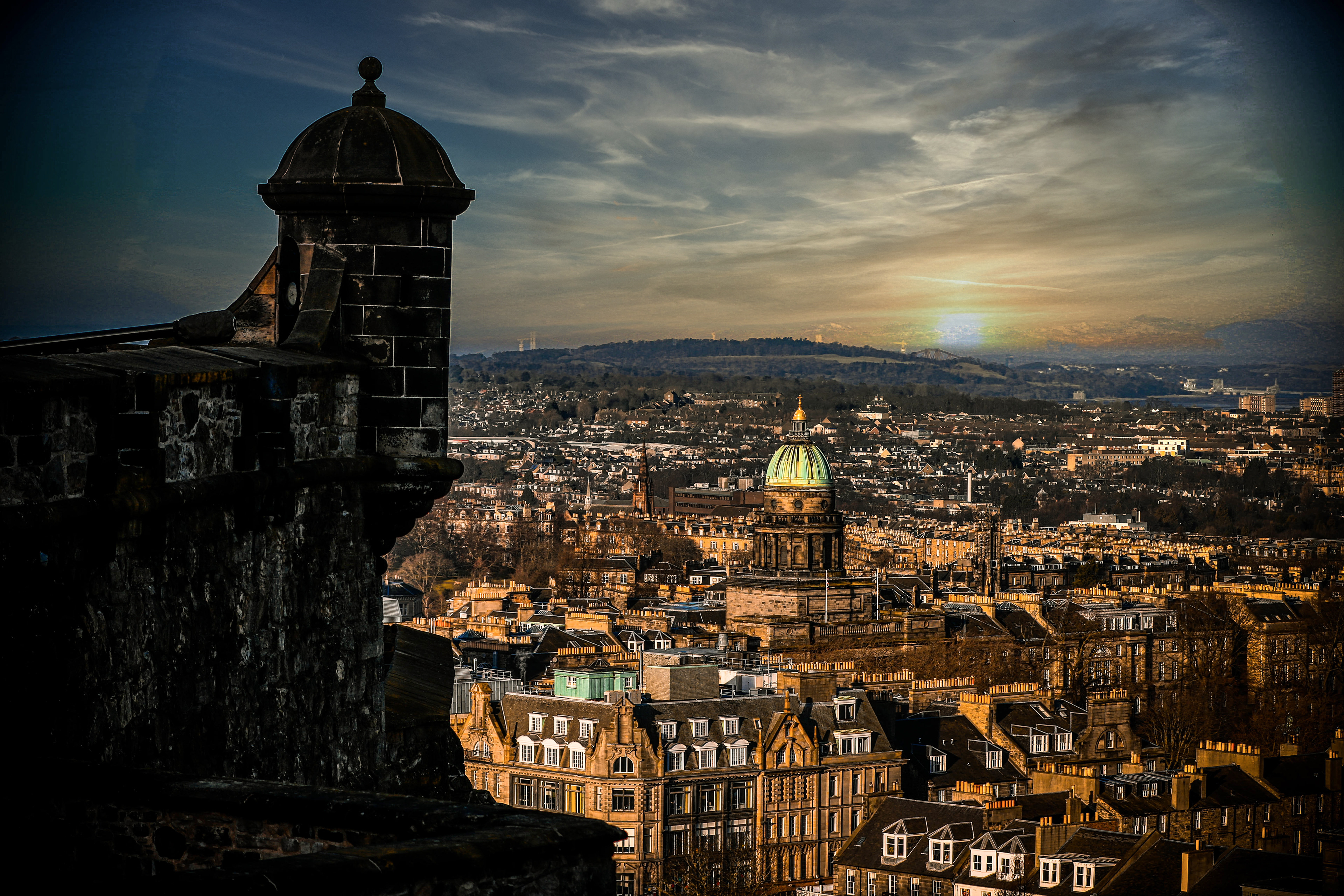 View of City from Edinburgh Castle