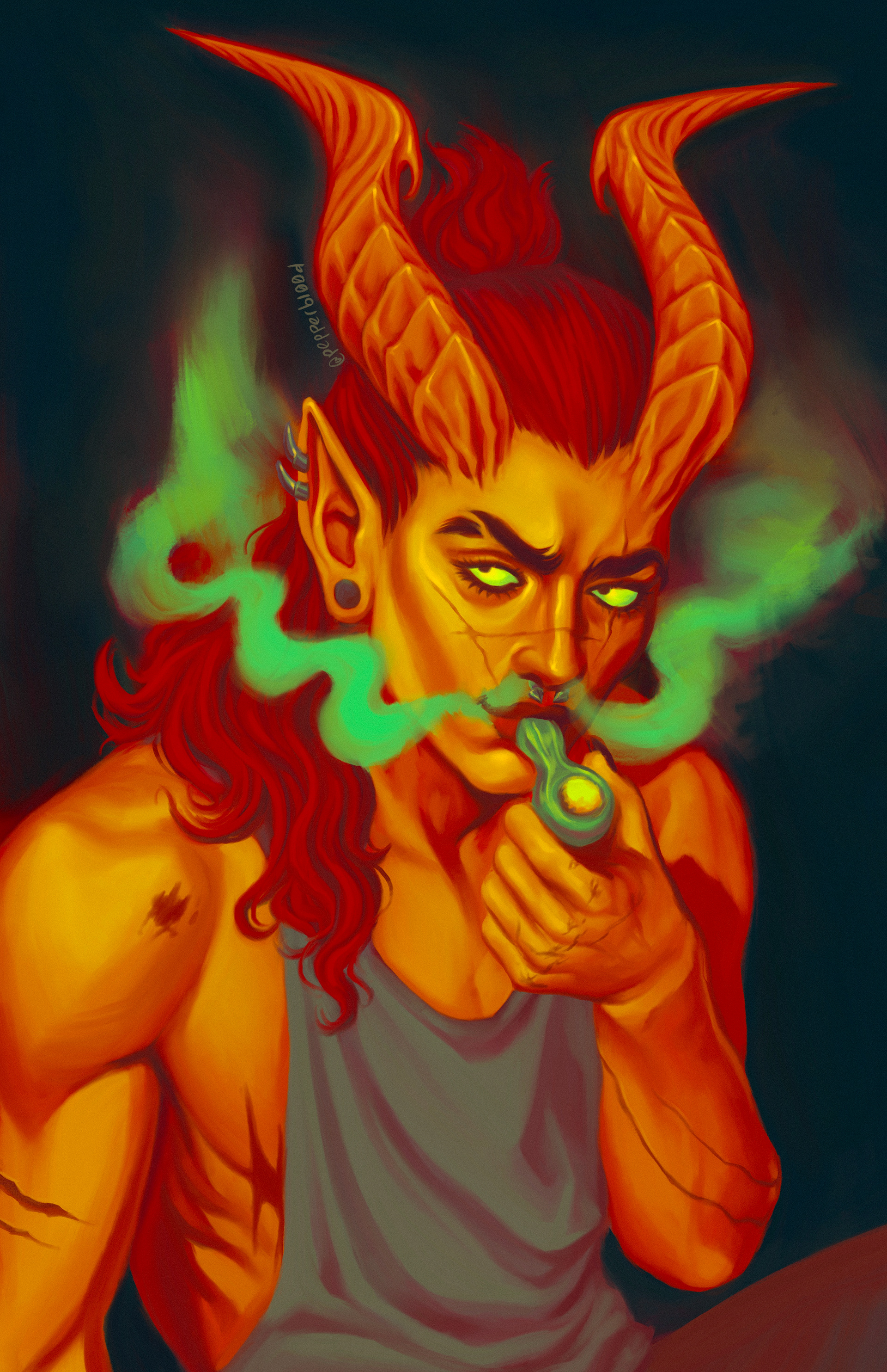 'The Devil's Lettuce', poster design