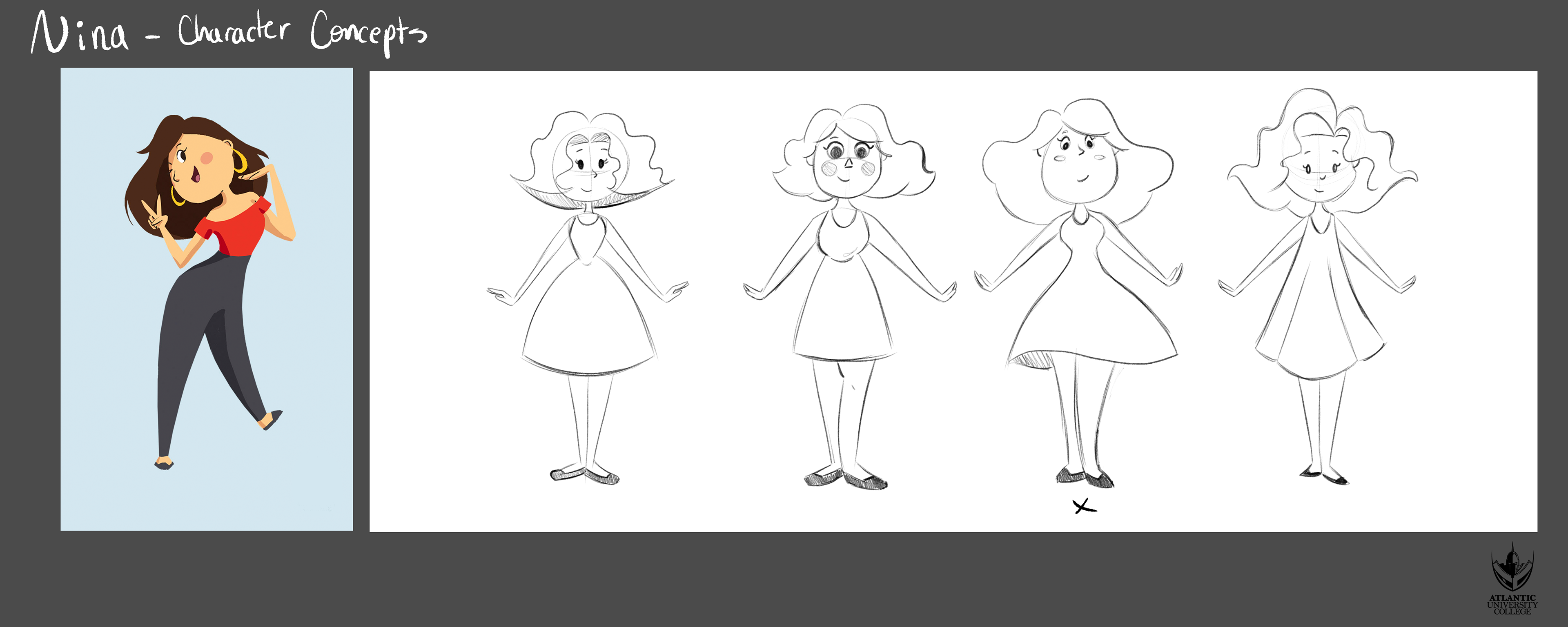 Christmas Promo animation - Character Design