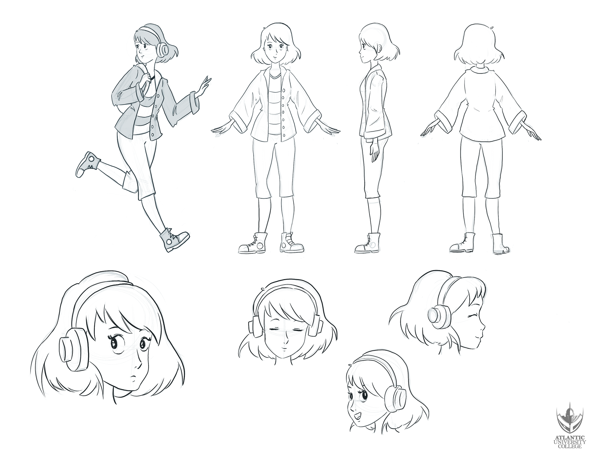2020 Graphic Desing & Phtography Festival - Character Turn around 