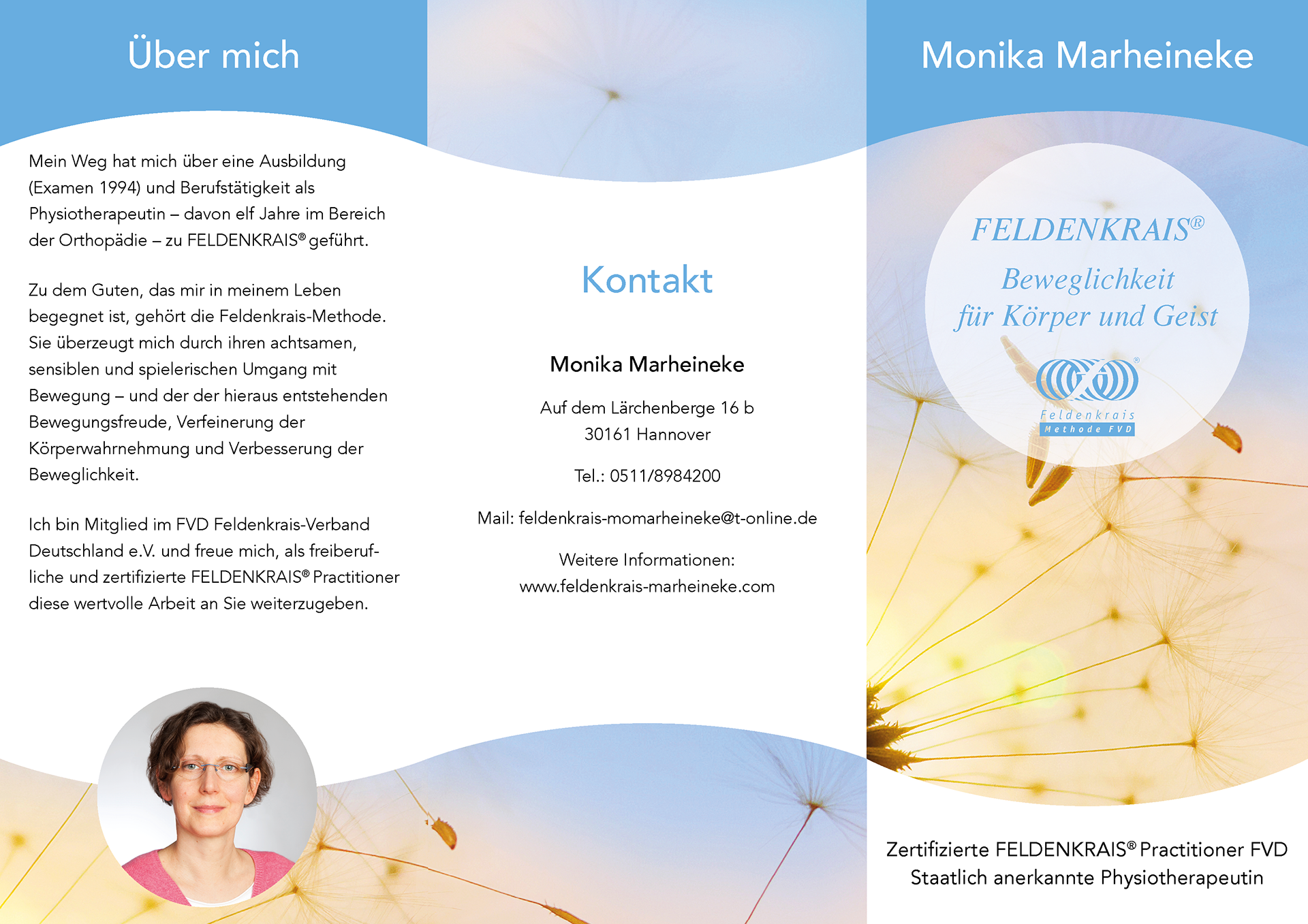 Monika Marheineke Flyerdesign Anna Carina Lange