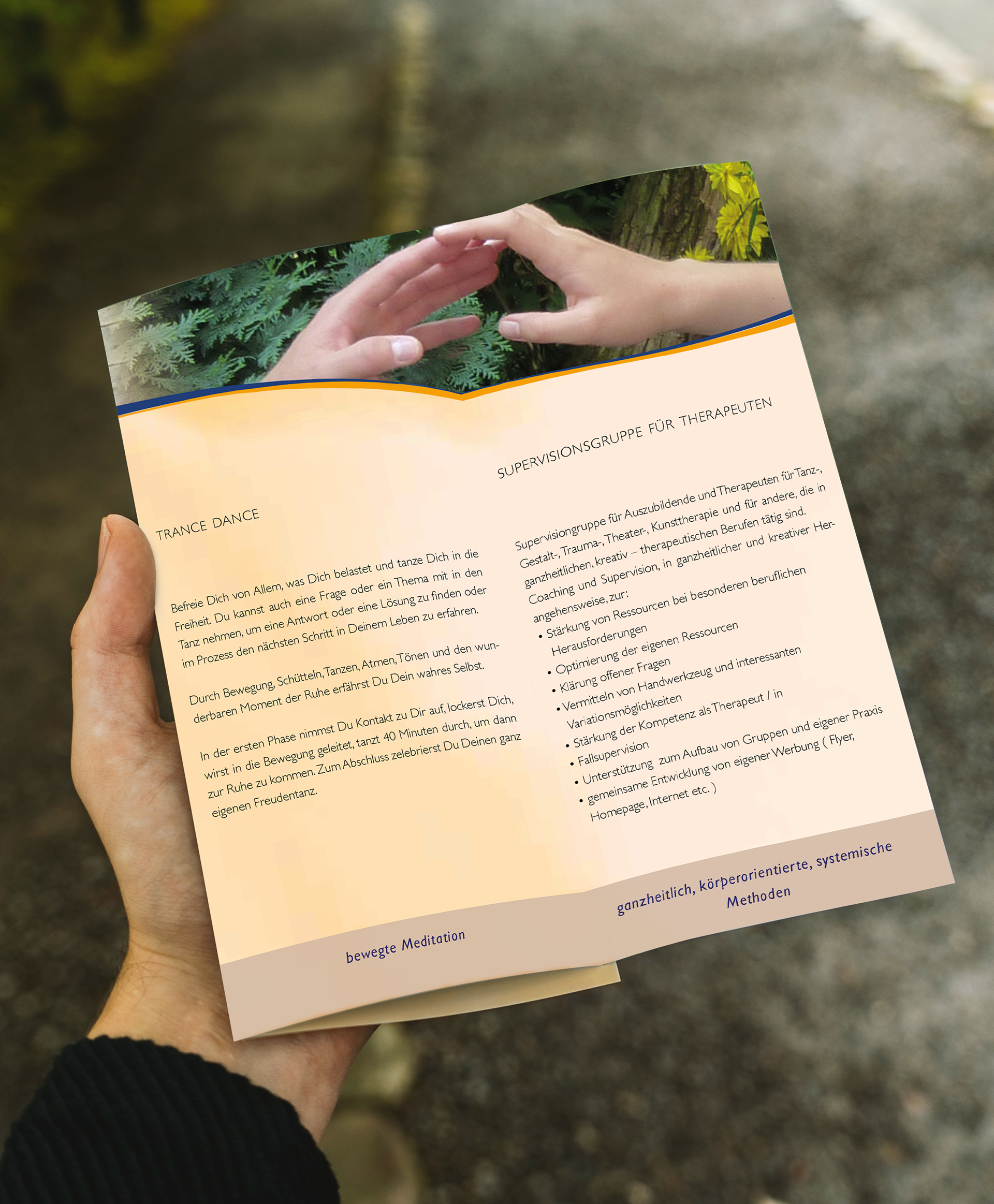 Flyer für Margareta Lange / Original Photo by David Emrich on Unsplash