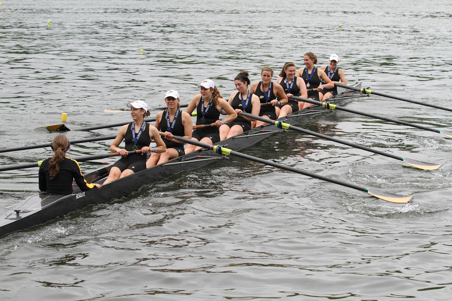 Winners! - Purdue Women's 8 -  Dad Vail Regatta, Philadelphia, Pennsylvania