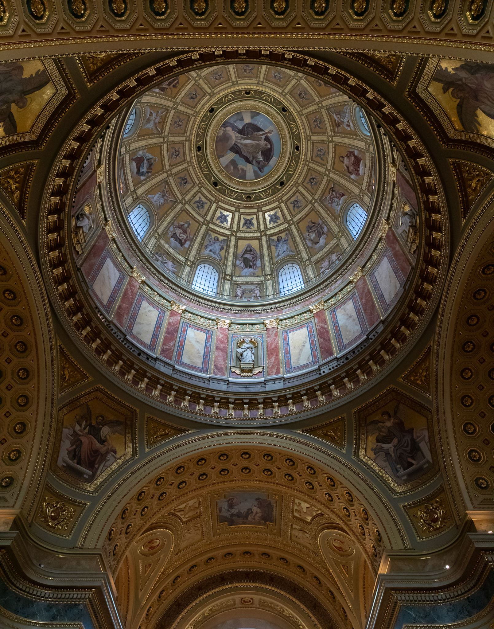 Dome of St. Stephen's Basilica - Budapest, Hungary