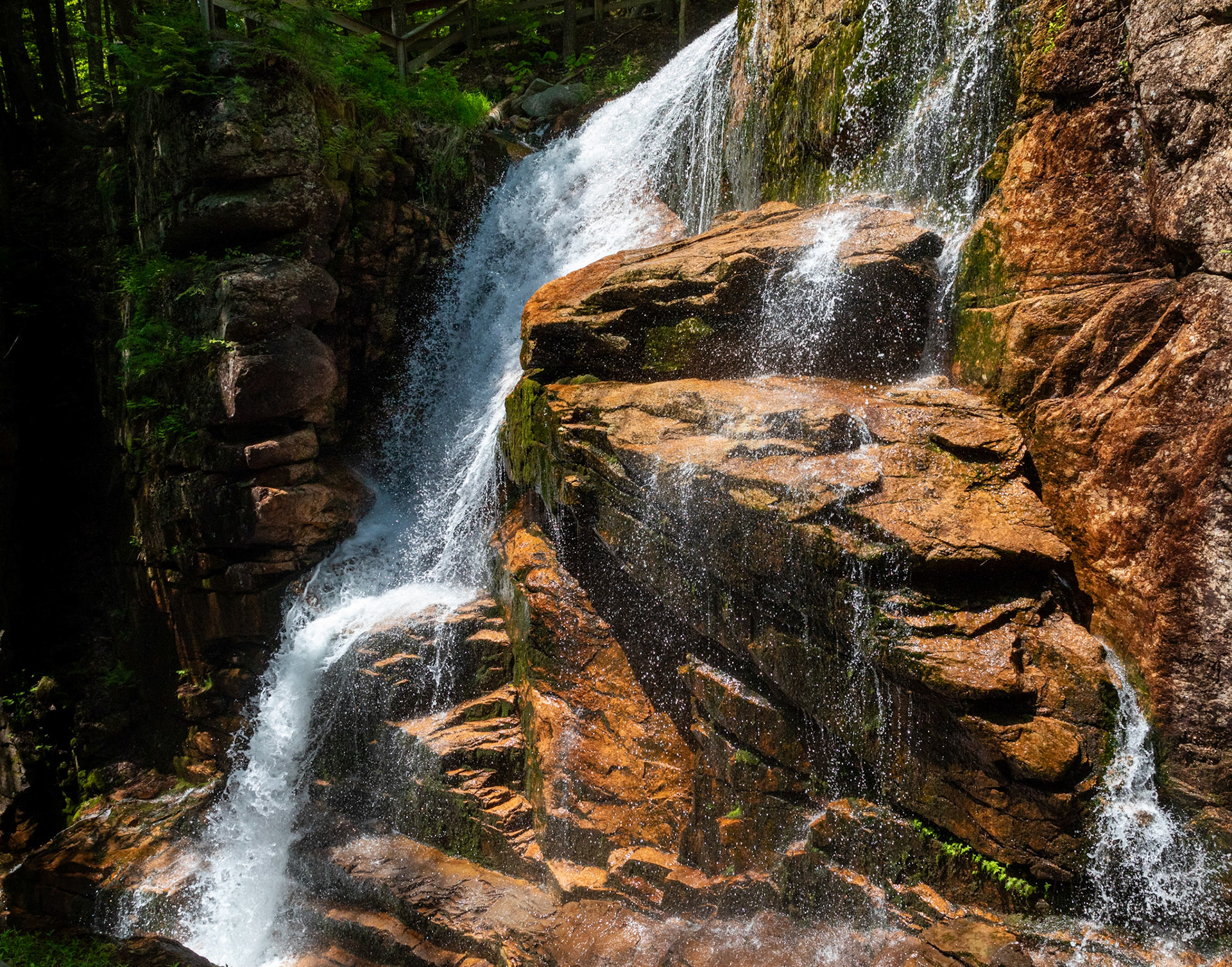 Waterfall - Flume Gorge - Lincoln, New hampshire