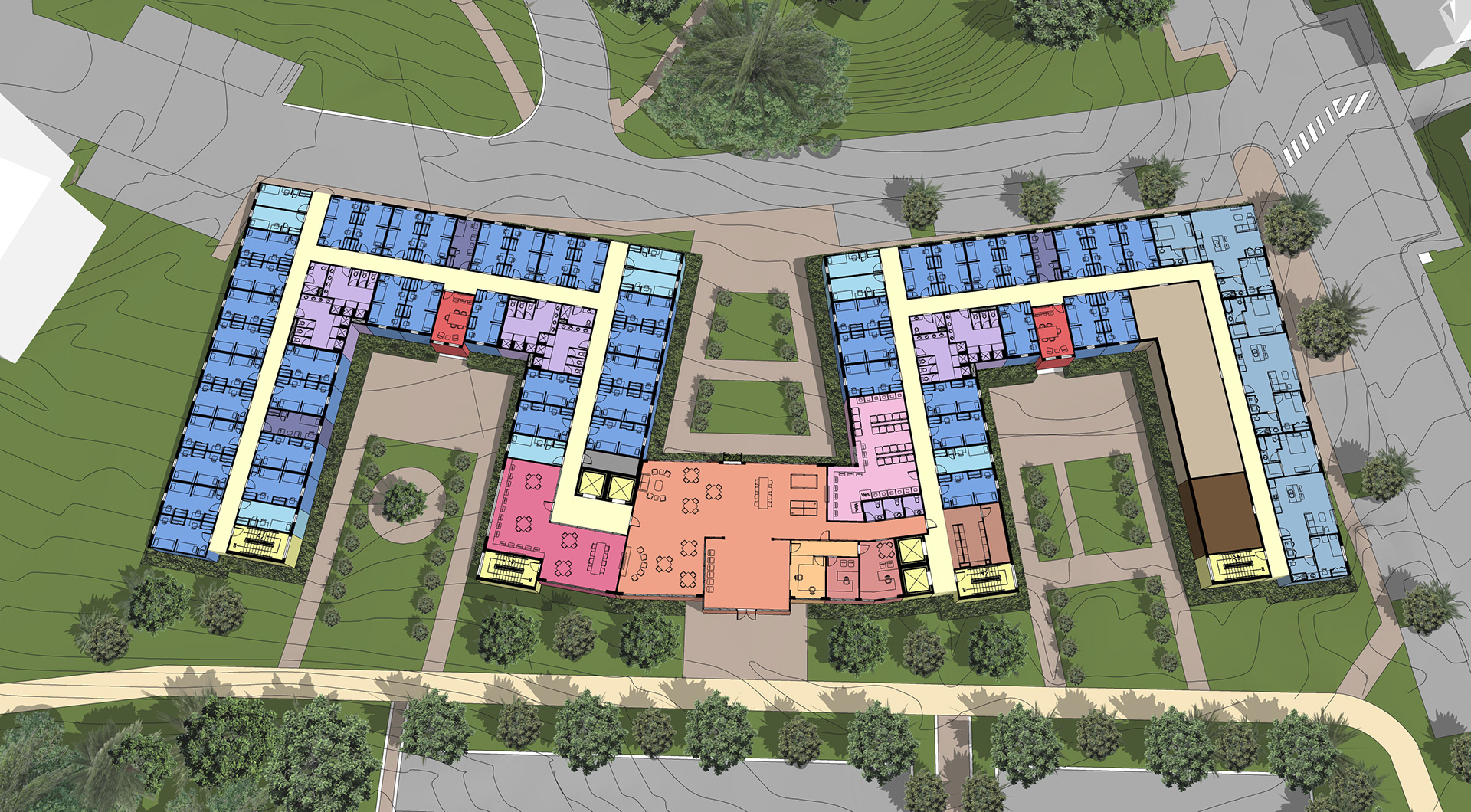 First floor plan.