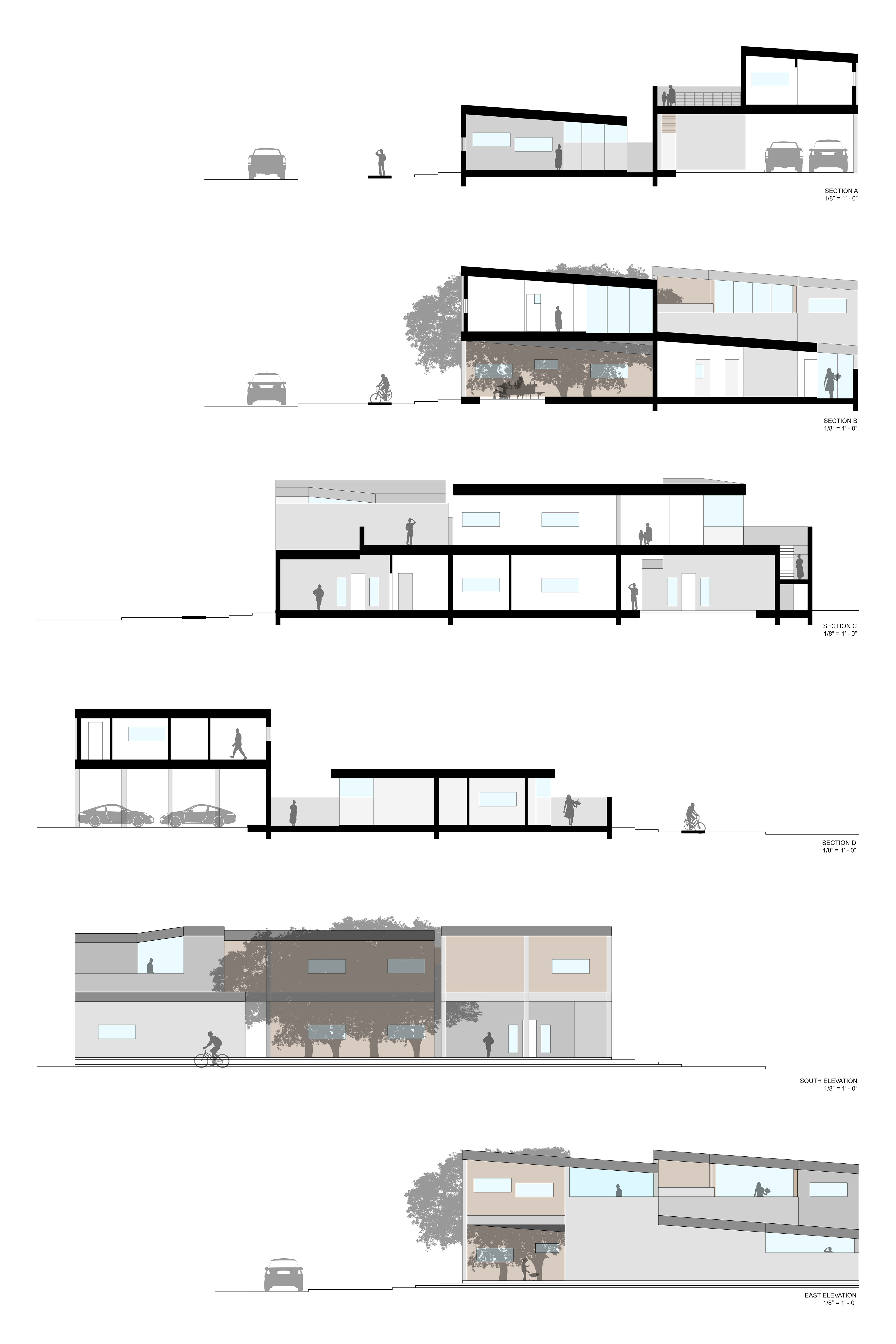 Sections and Elevations