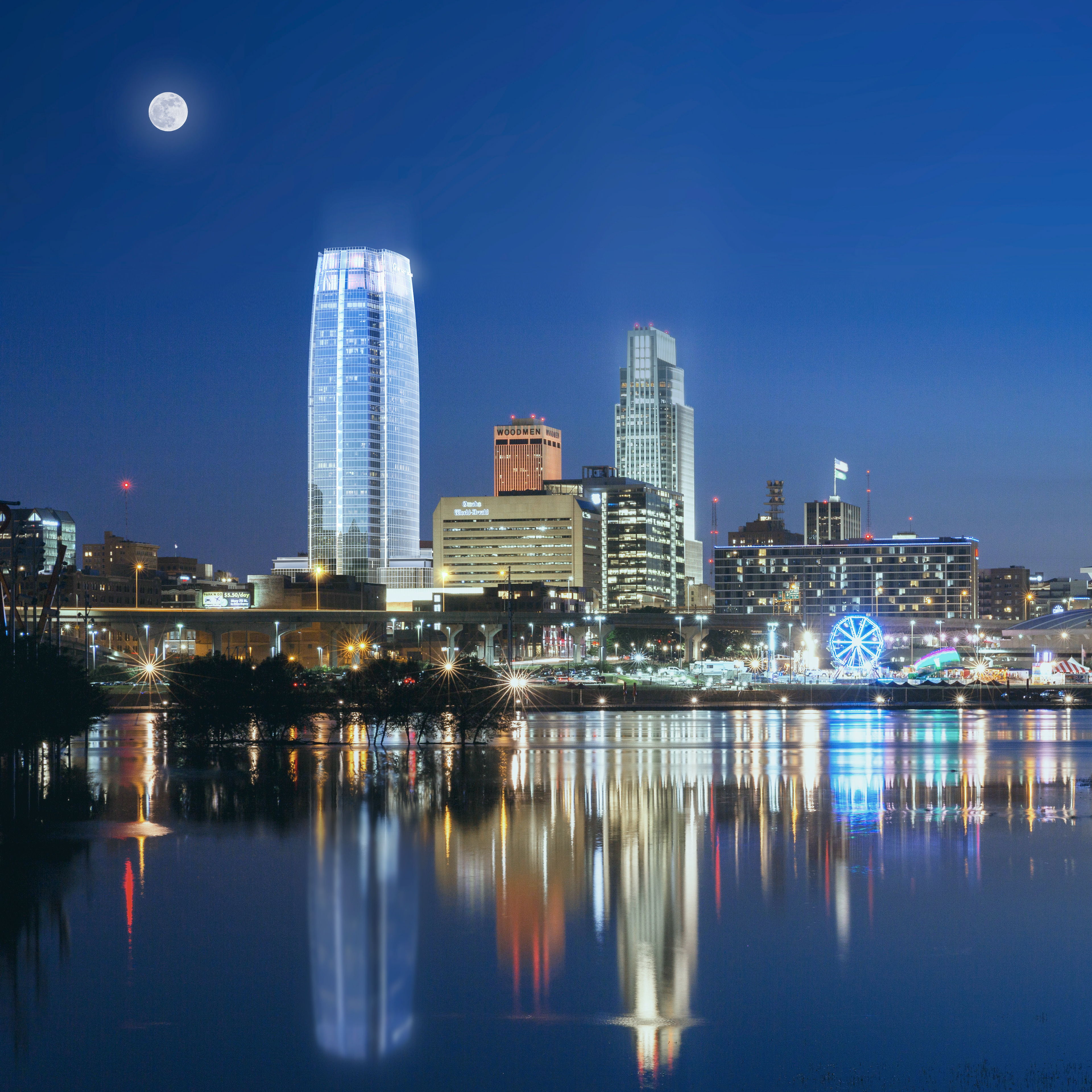 downtown skyline view