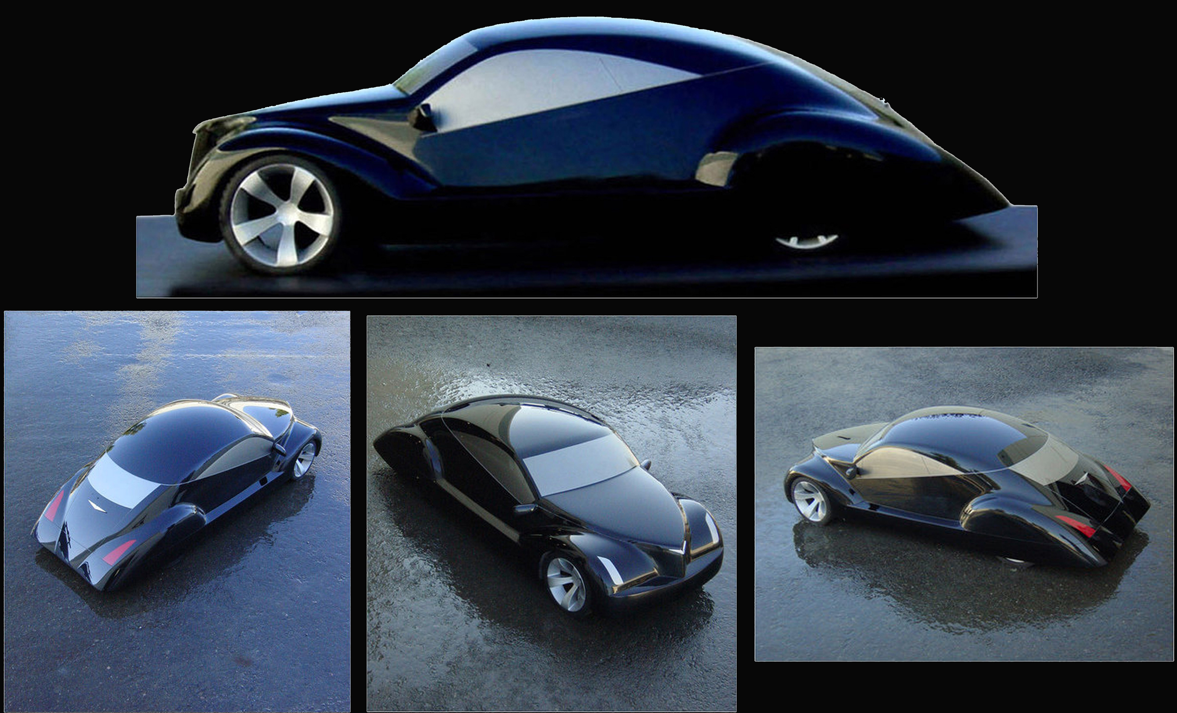 "Phantom Retro"- 1/4 Scale Hand Carved High Density Foam. Hand painted and detailed with automotive finishes