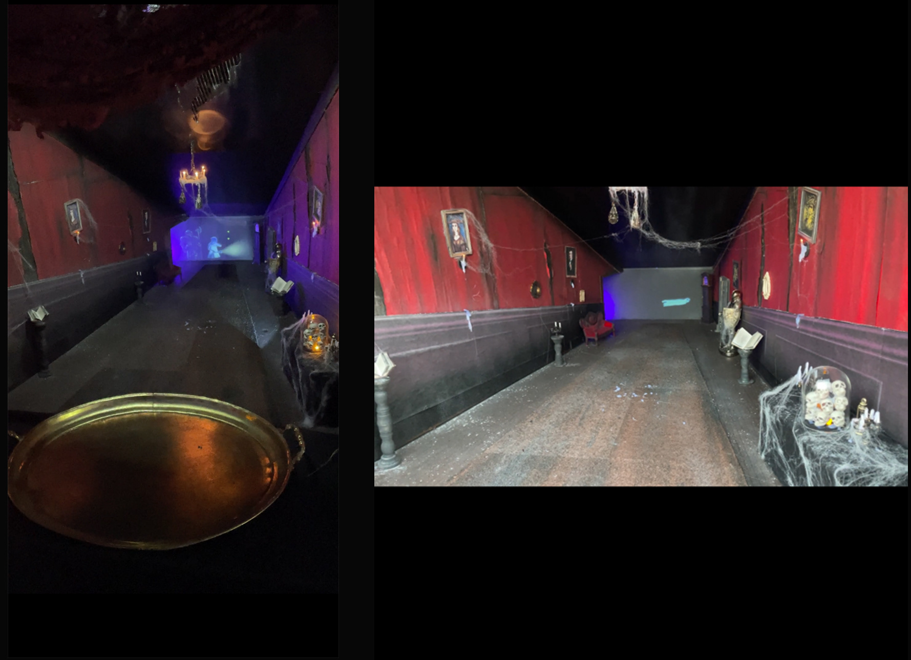 "Haunted Hallway" Trunk or Treat diorama-Traditional hand modeling and hand painting
