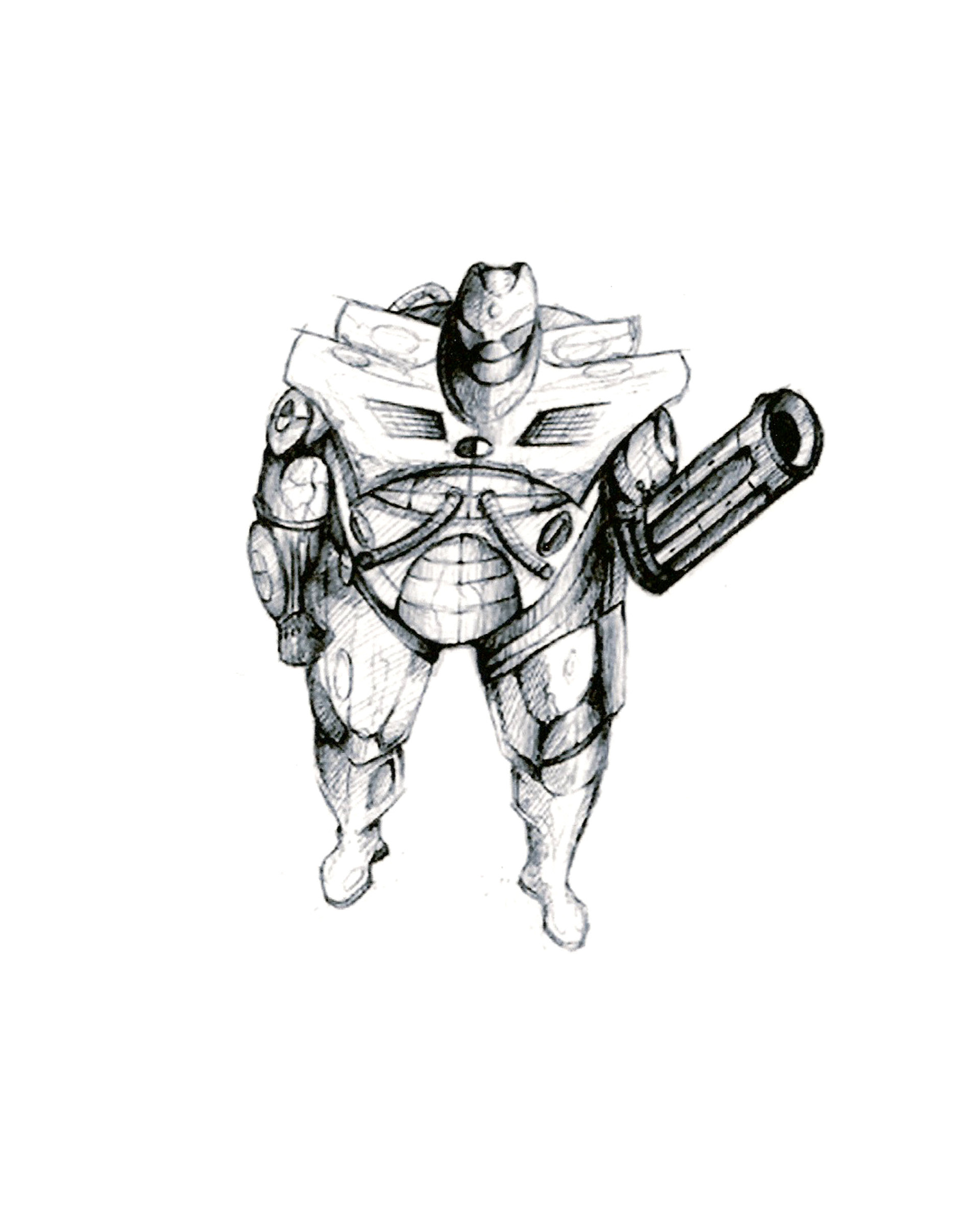 Ball point pen drawing