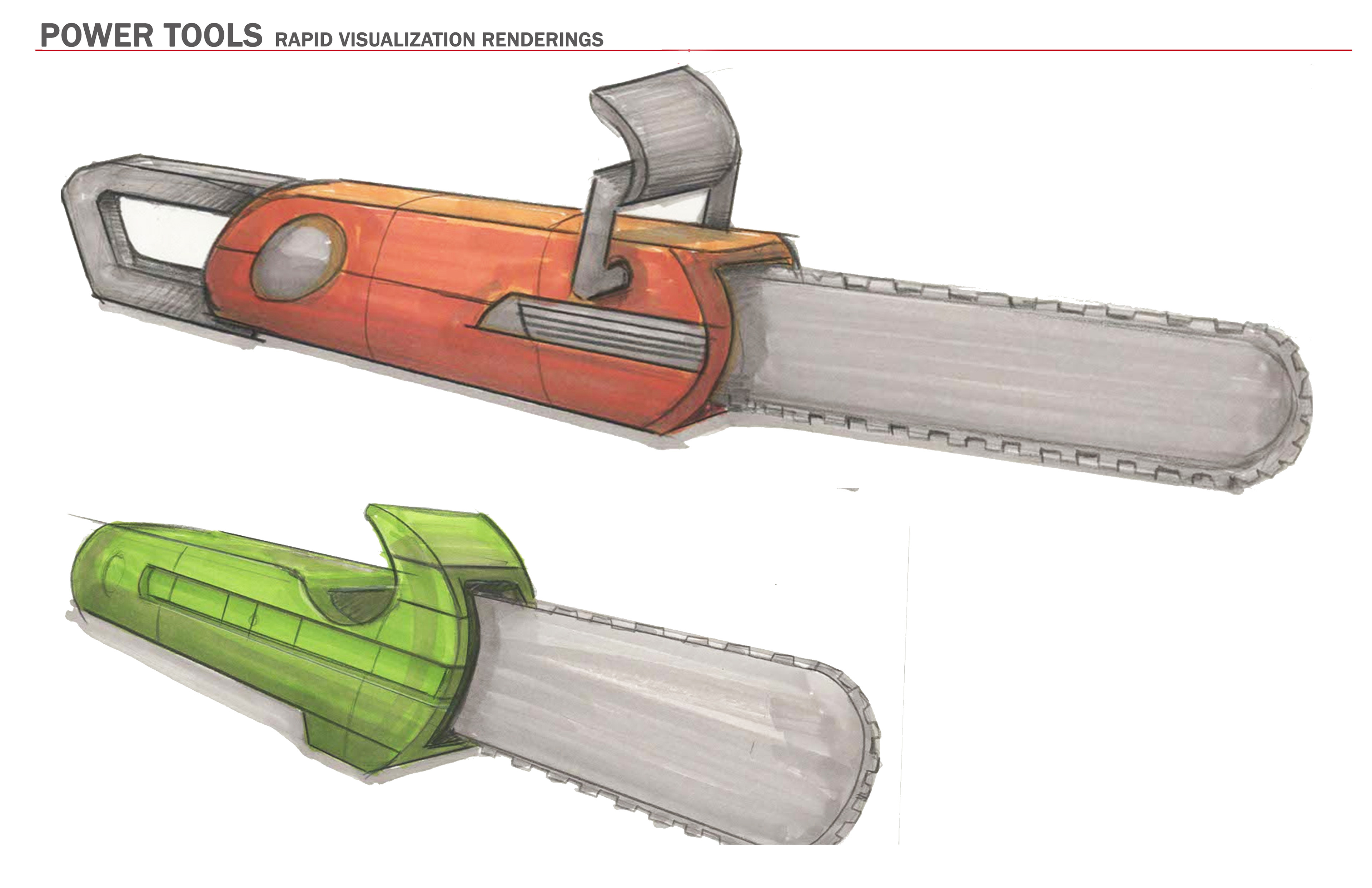 Rapid Visualization Marker and Pen Renderings
