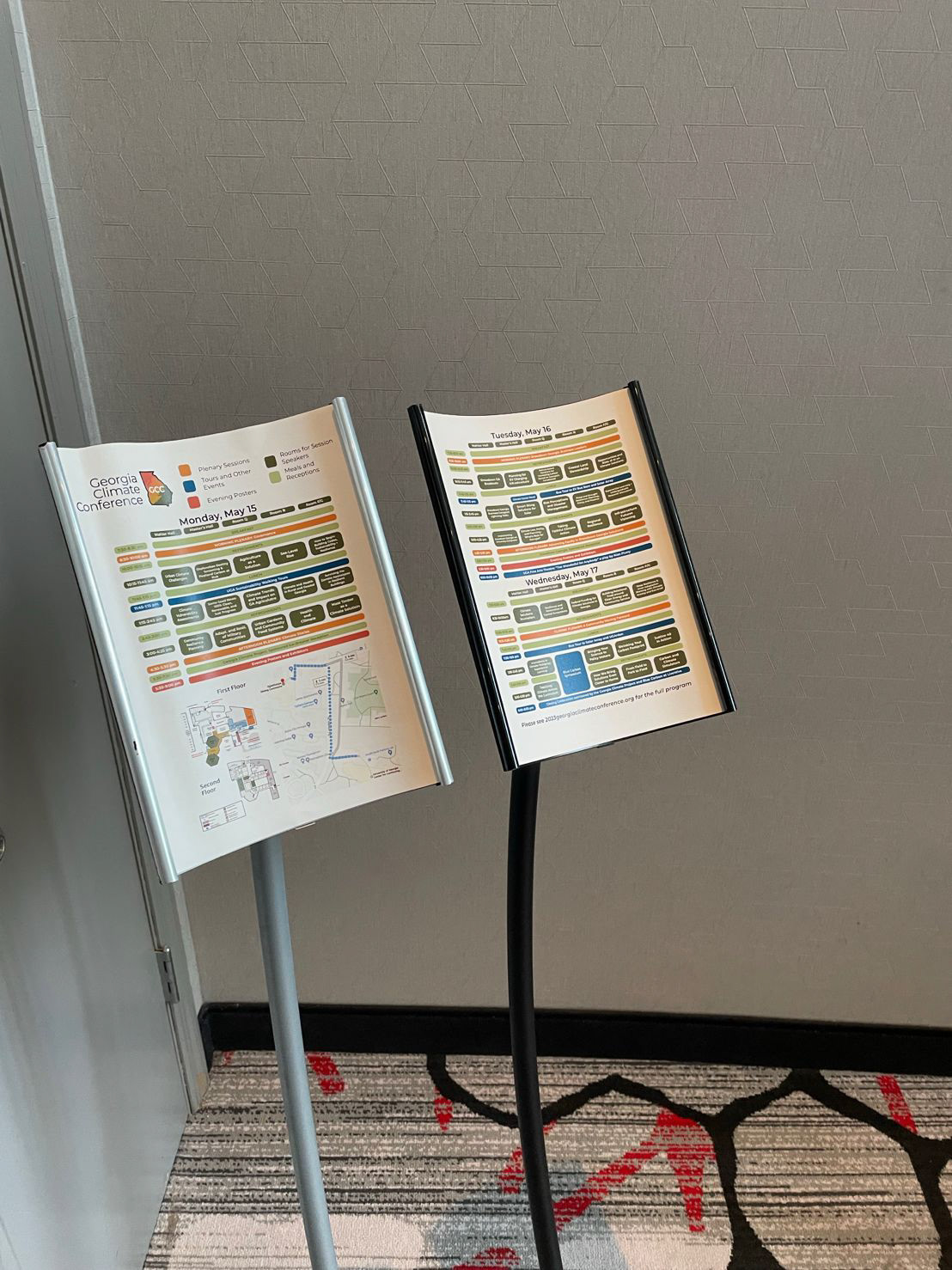 Schedule Signage
