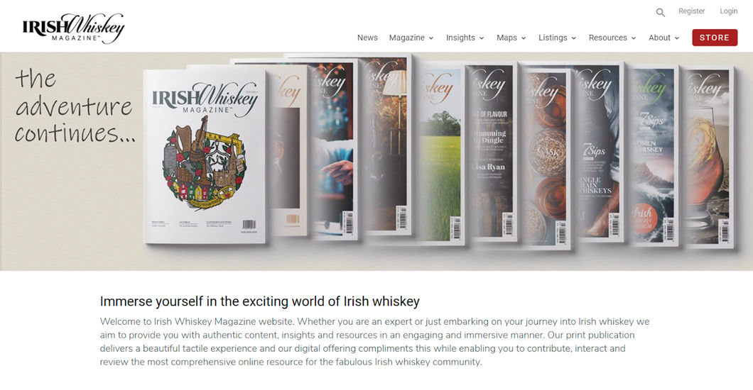 Emerald Pathways - Irish Whiskey Magazine Home Page