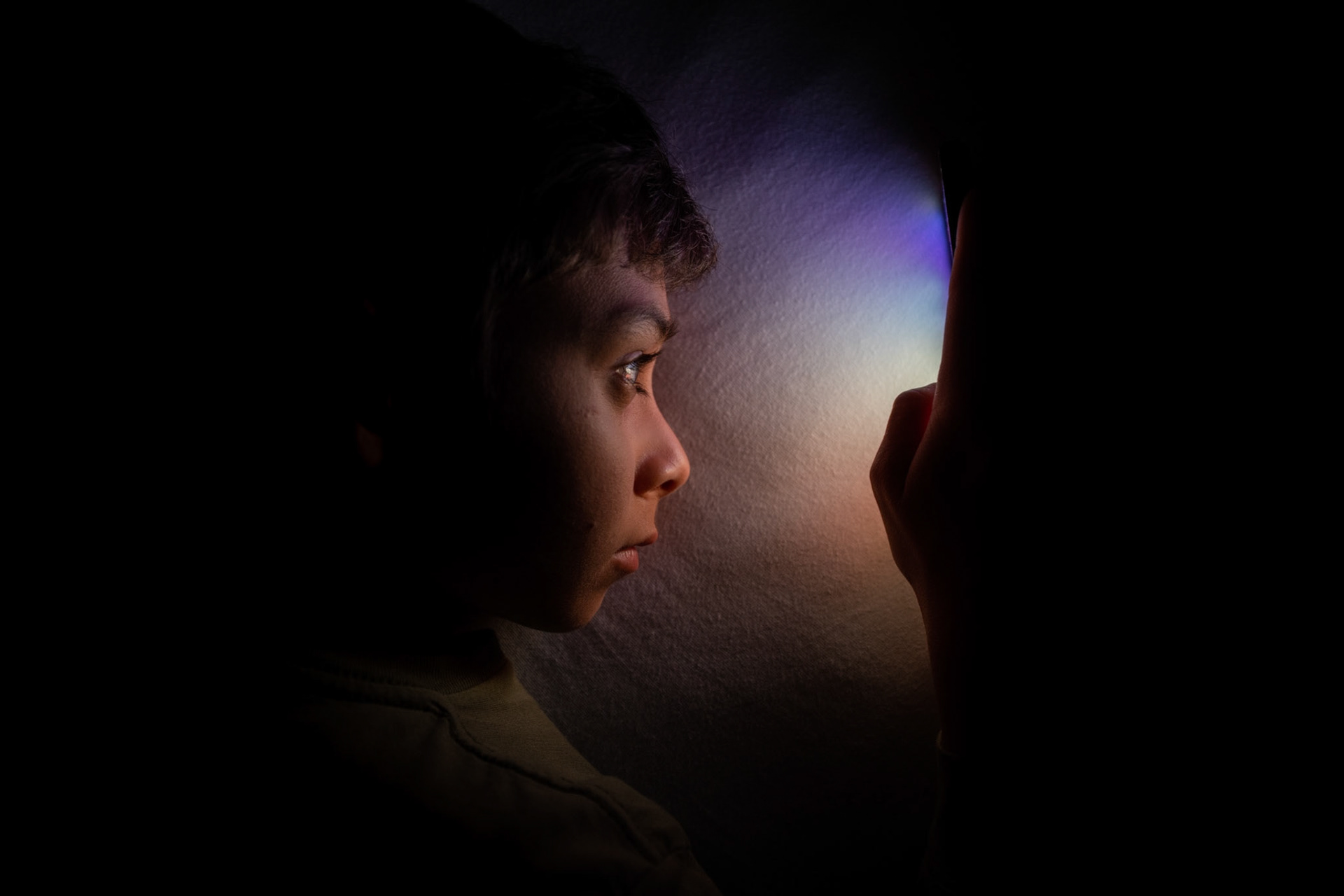 Dionysis moments before disconnecting from his iPhone and moments before connecting with Morpheus, the god of sleep