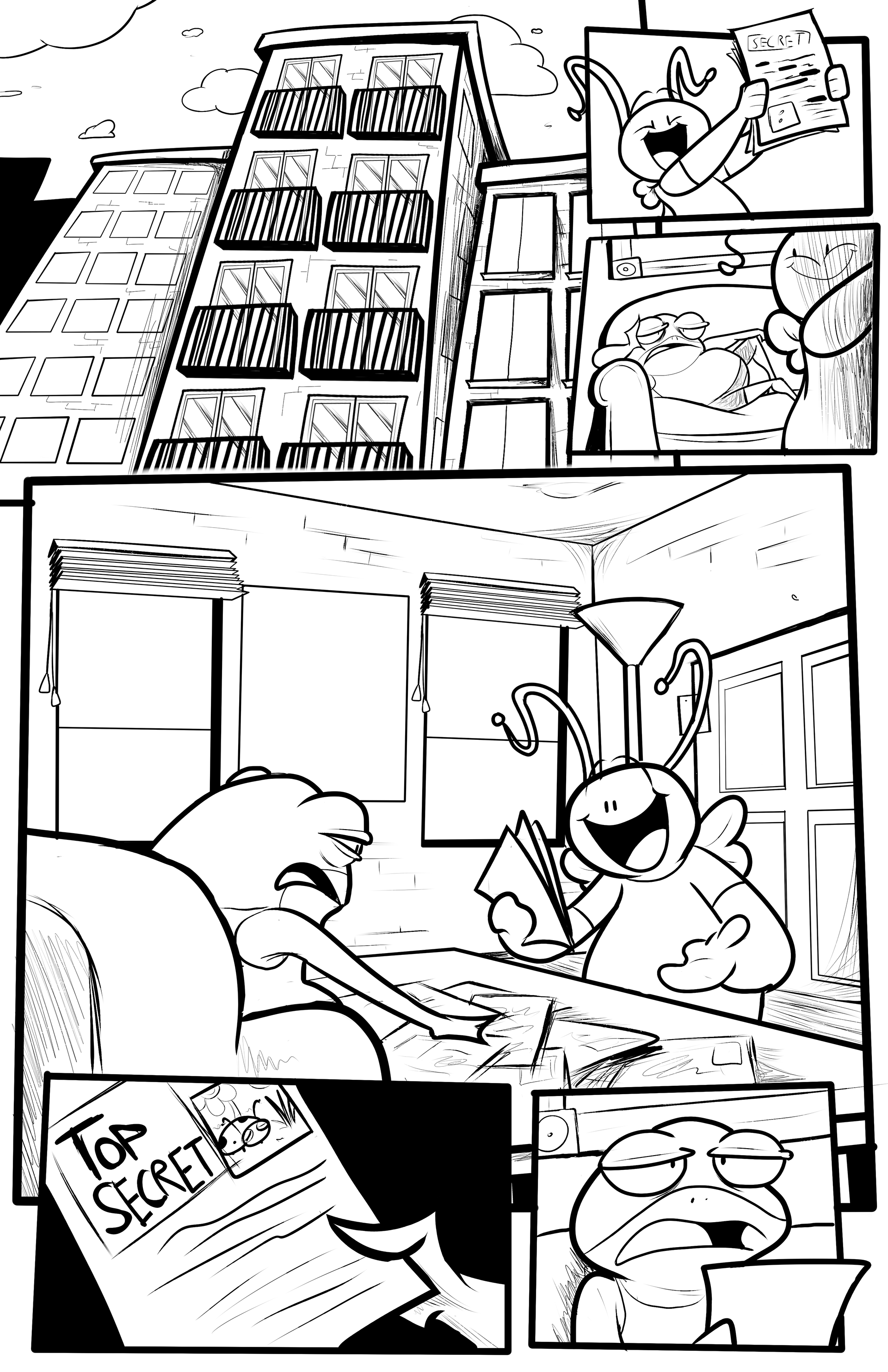 Comic Page 1 (no text)