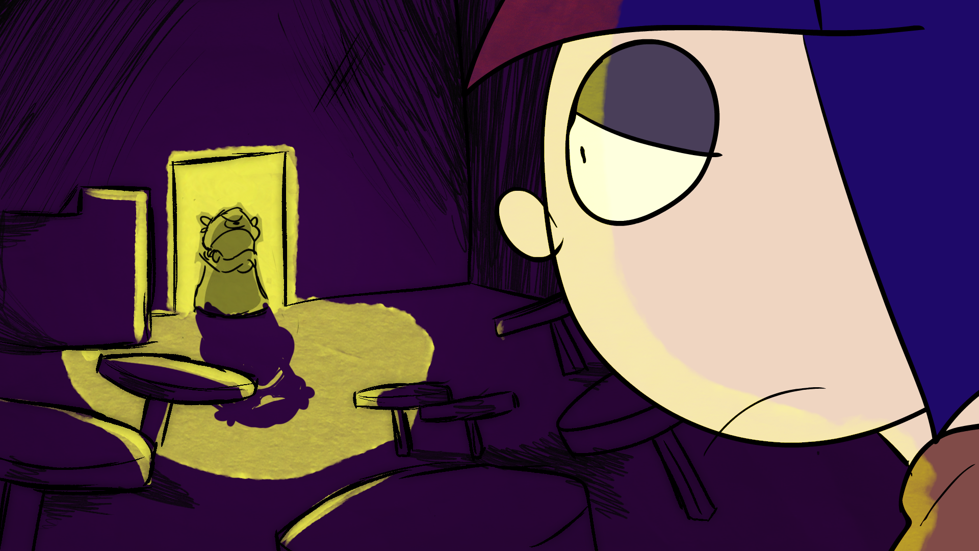 Concept art for student film.