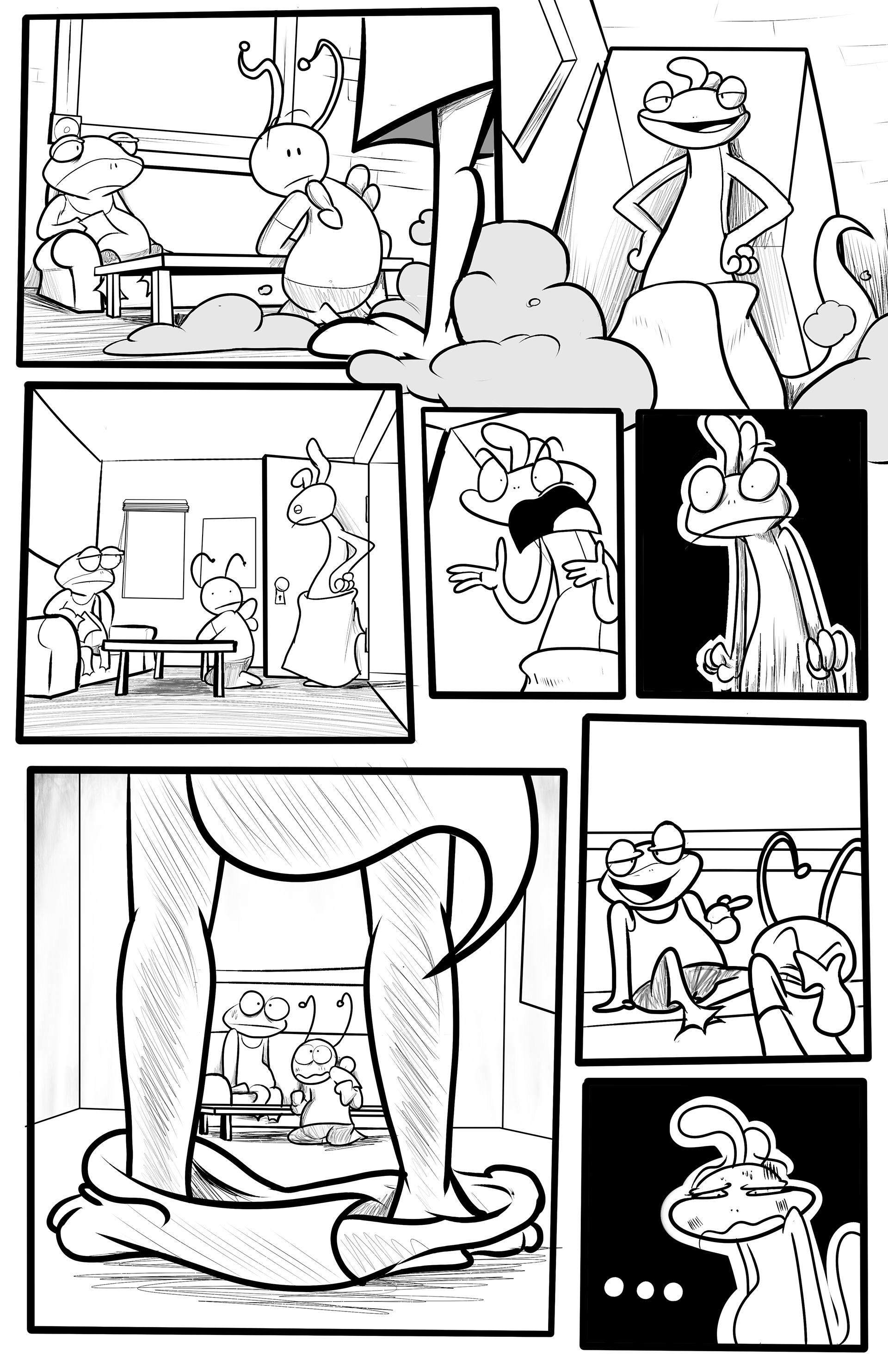 Comic Page 2 (no text)